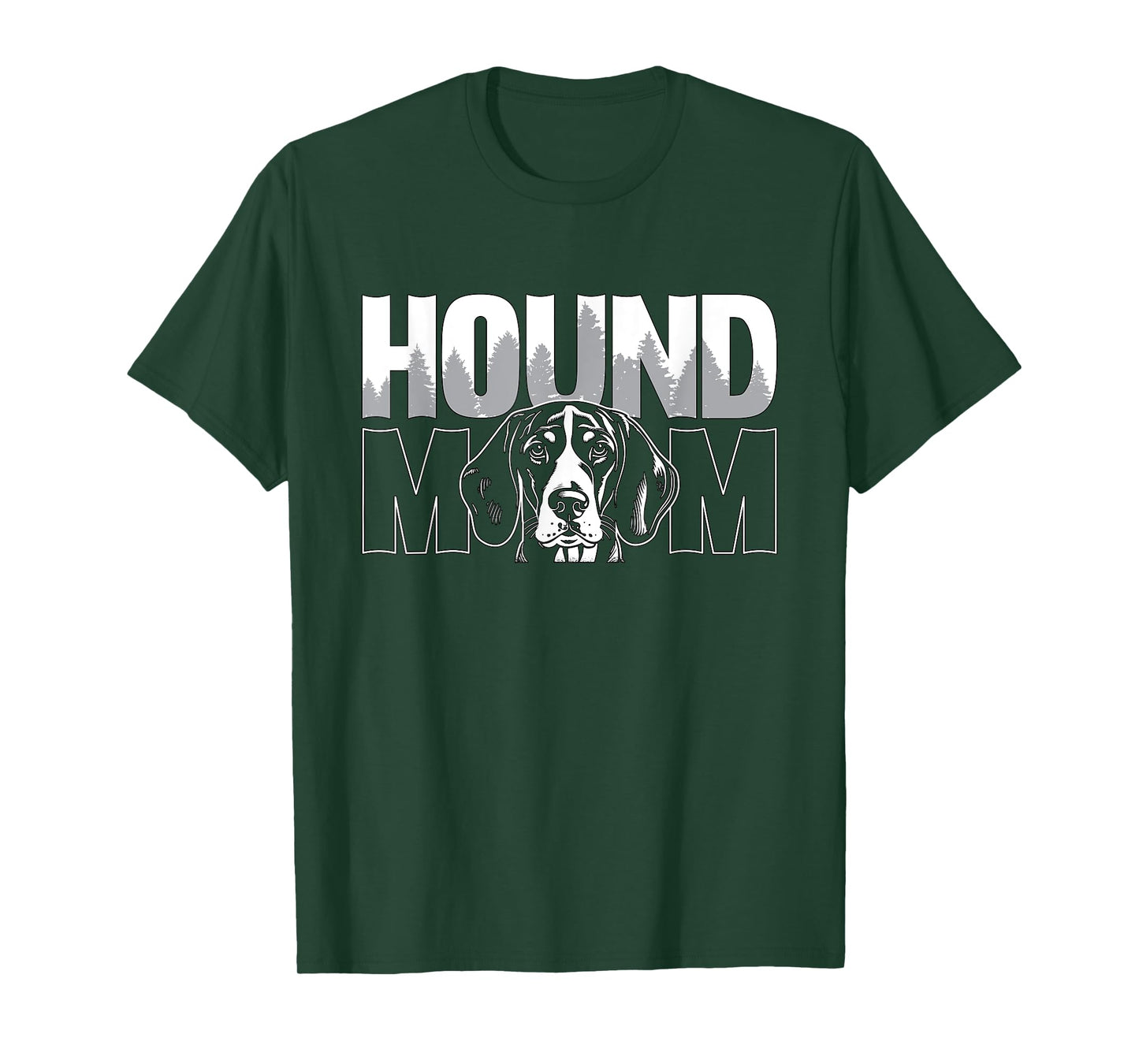 Hound Mom Loves Treeing Walker Bluetick Dog Breed Coonhound Men Women T-Shirt