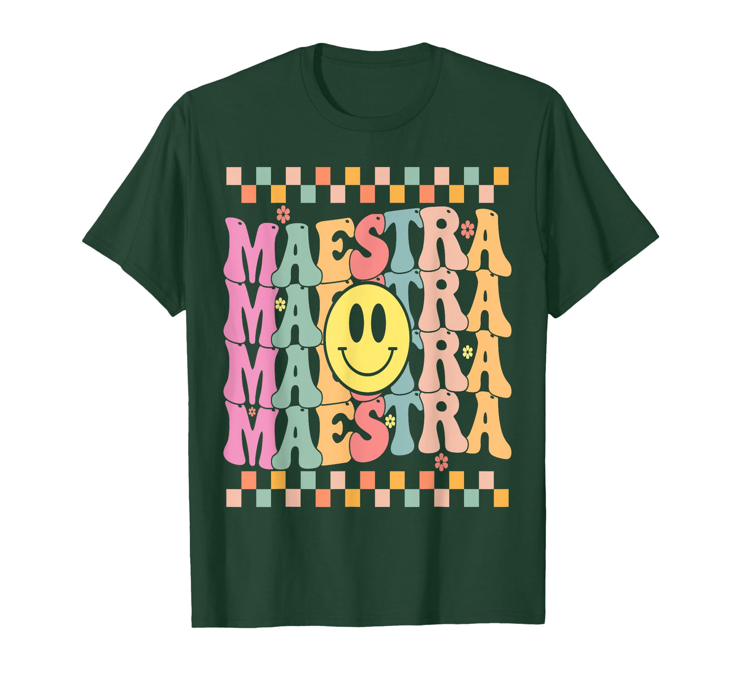 Maestra Spanish Teacher Tee for Men Women Girls Kids T-Shirt