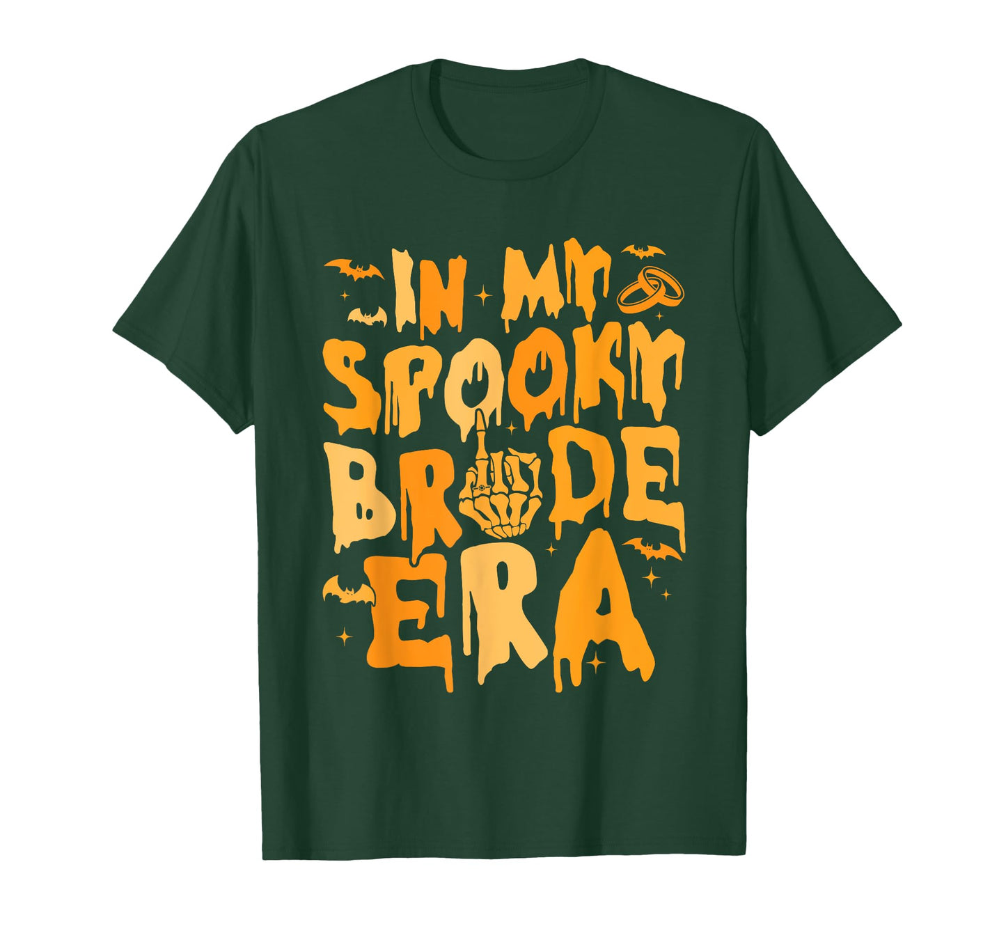 Funny In My Spooky Bride Era Halloween Wedding Spooky Season T-Shirt
