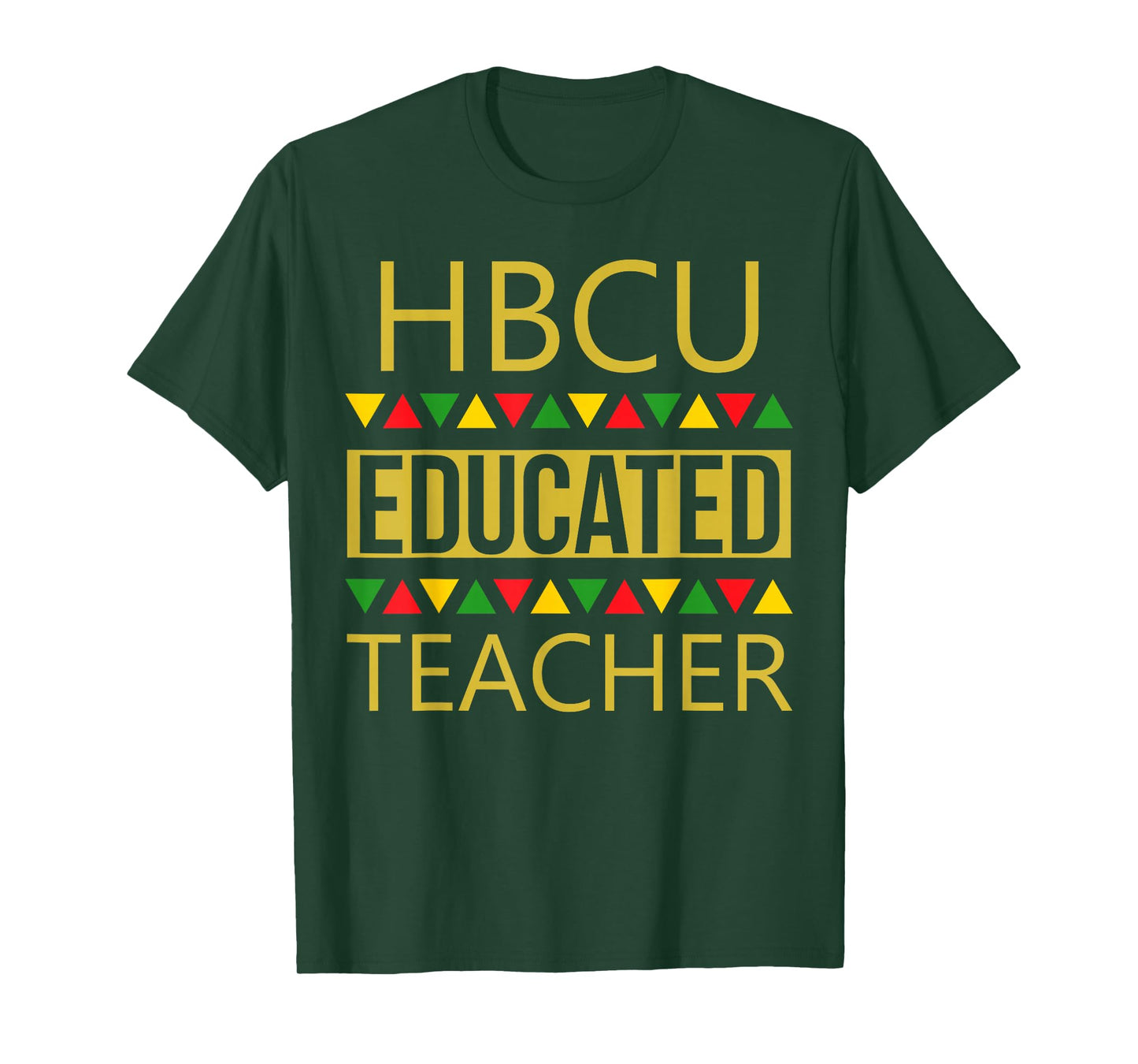 GiftsByBesta HBCU Educated Teacher Shirt T-Shirt - Unisex Adults - Black - Small - Short Sleeve - Modern - HBCU Shirt