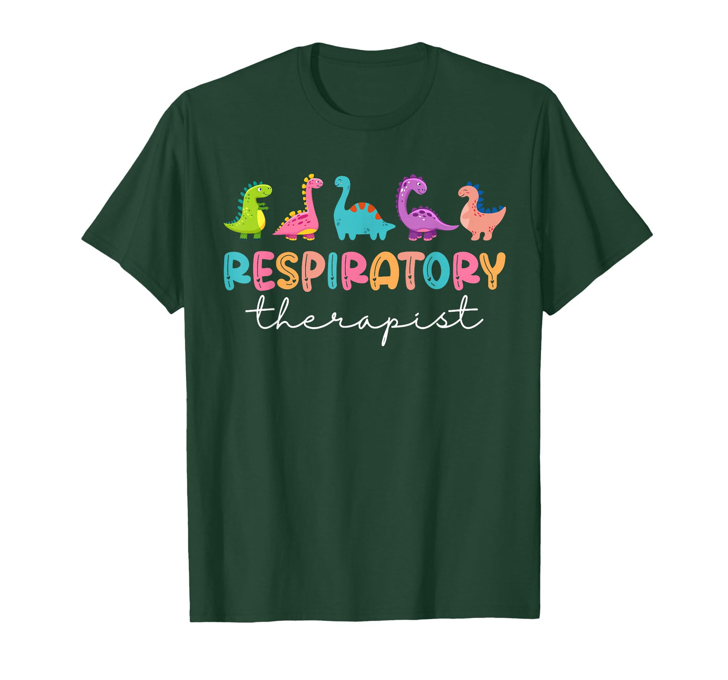 Pediatric Respiratory Therapy RT Therapist RT Dinosaurs T-Shirt
