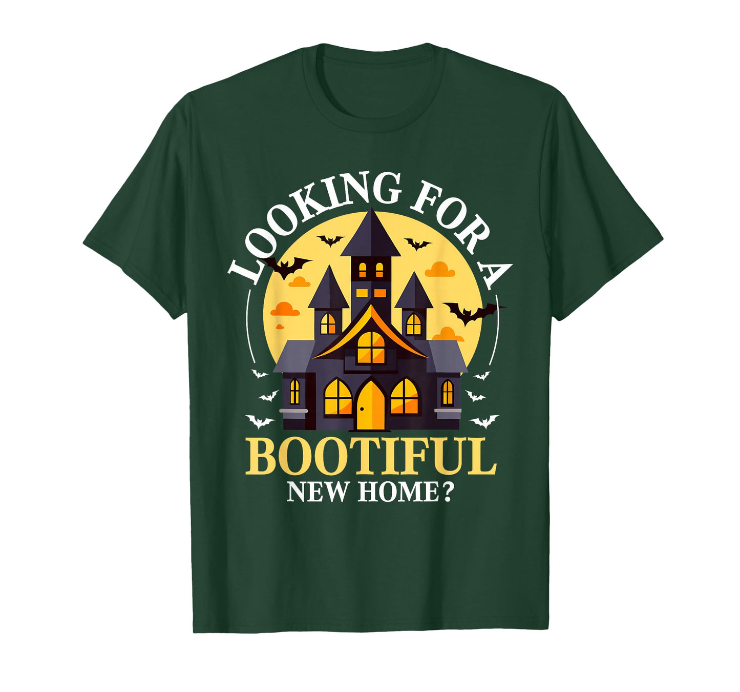 Halloween Real Estate Agent Funny Realtor Bootiful Home T-Shirt