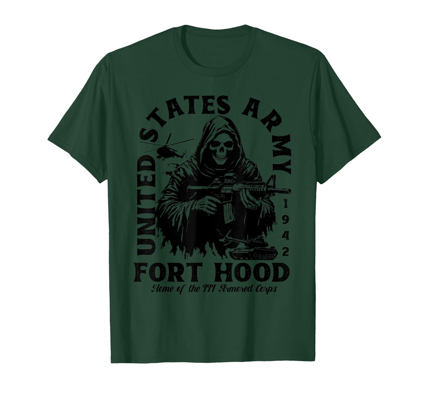Fort Hood US Military Base Texas TX Ft Hood Veteran Vintage T-Shirt