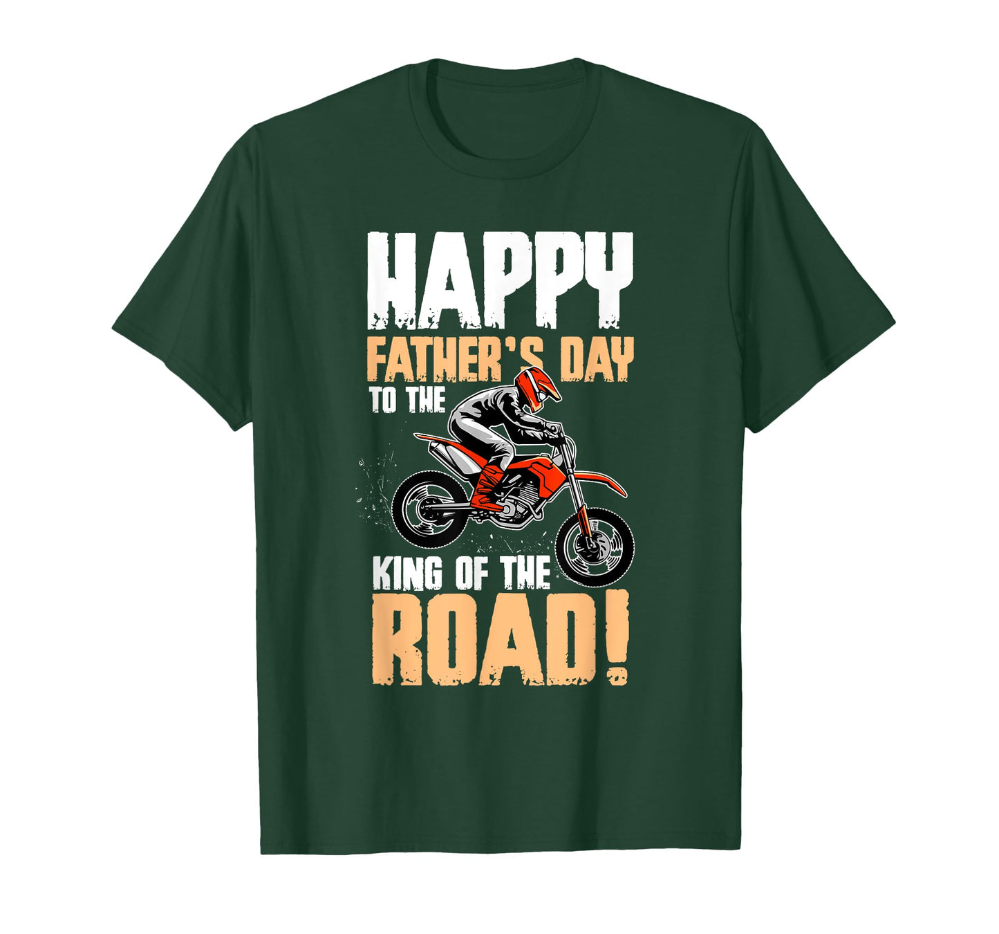 Dirt Bike Dad Fathers Day Cool Motocross Biker Papa Men T-Shirt