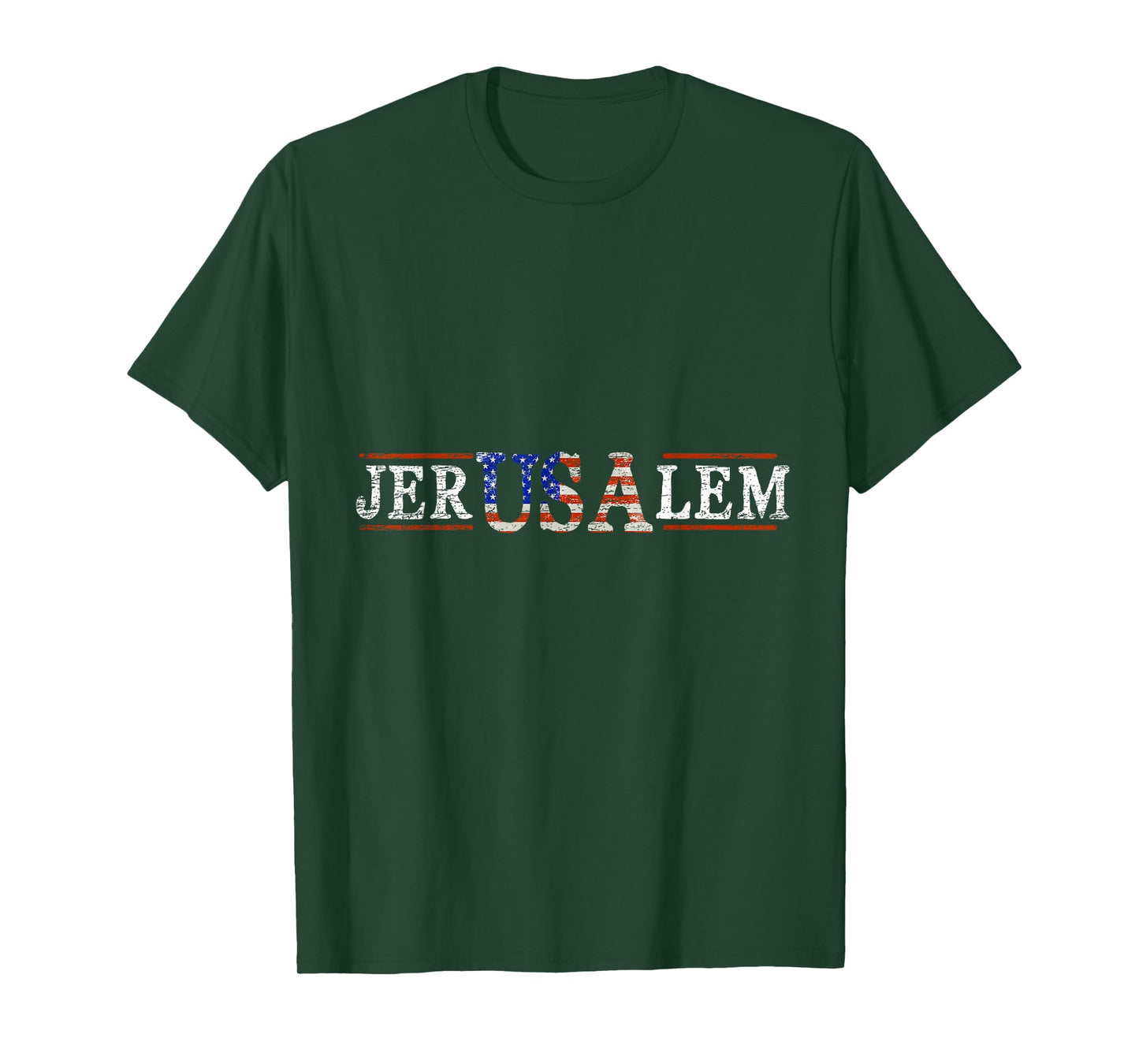 Jerusalem USA Israel T-Shirt