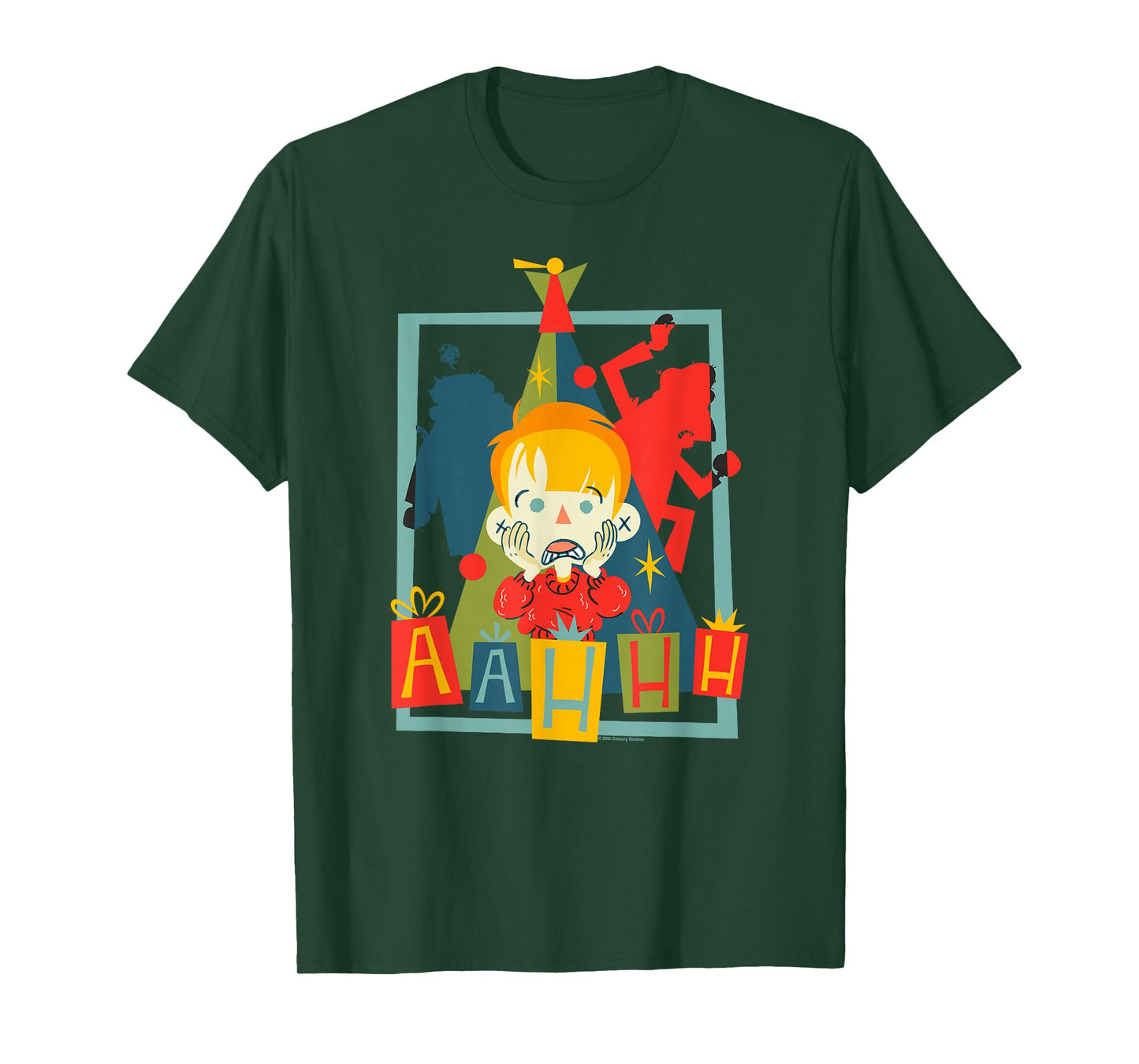 Home Alone Christmas Kevin McCallister Screaming Poster T-Shirt