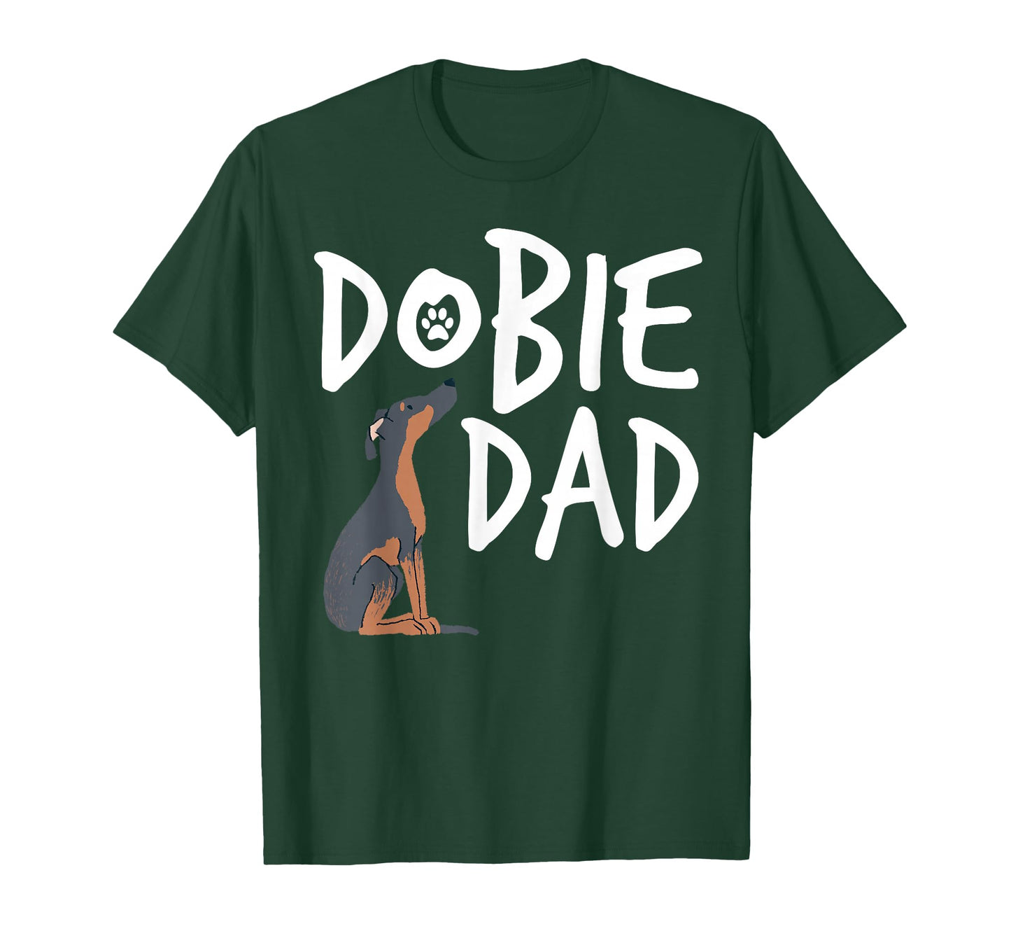 Dobie Dad Doberman Pinscher Dog Puppy Pet Lover T-Shirt