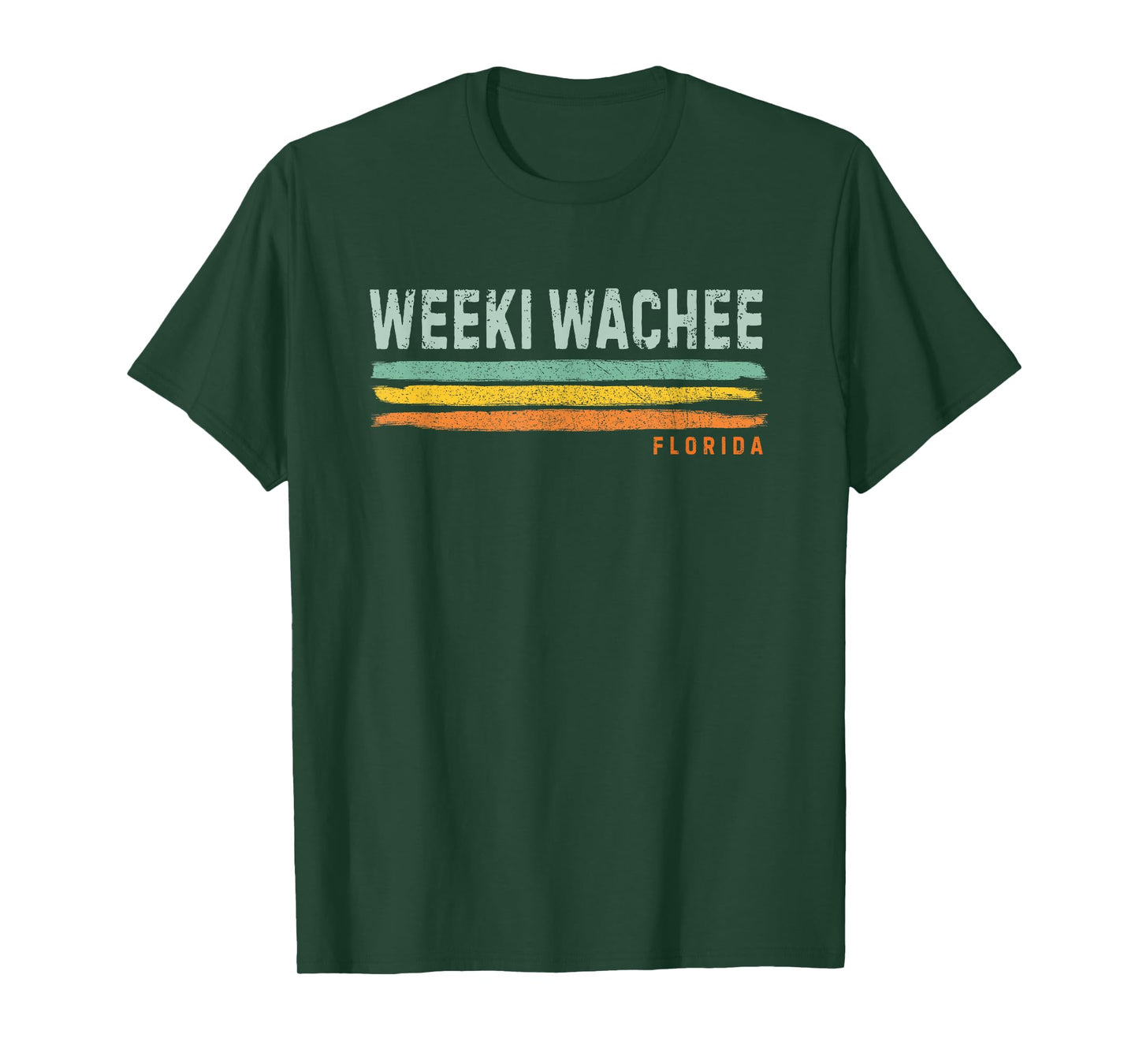 Vintage Stripes Weeki Wachee FL T-Shirt