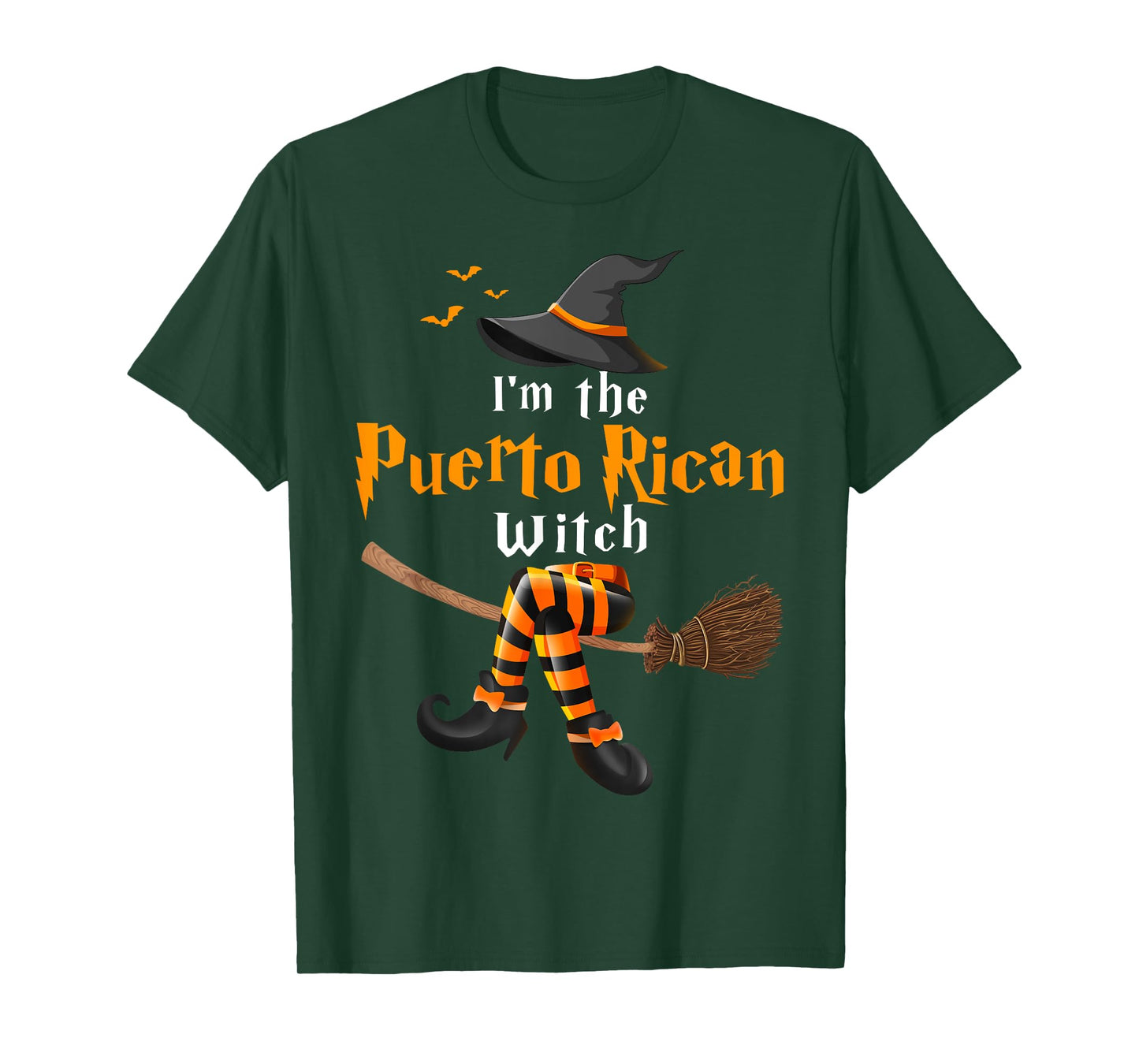 I'm The Puerto Rican Witch Halloween Costume Witches T-Shirt