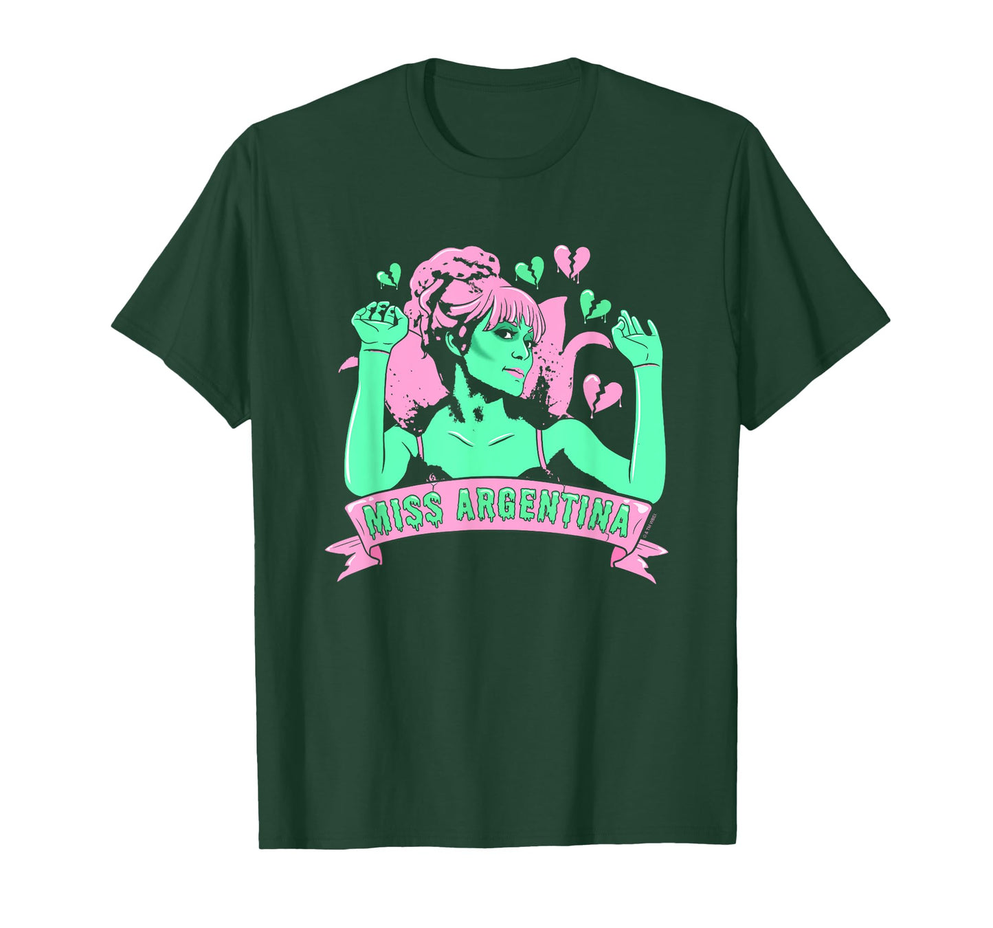Beetlejuice Iconic Miss Argentina Pastel Colors Big Portrait T-Shirt