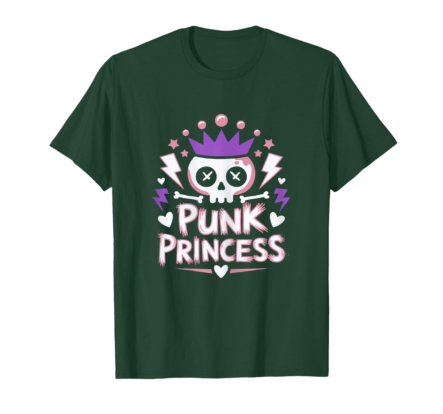 Woman Punk Princess Emo Skater Rocker T-Shirt