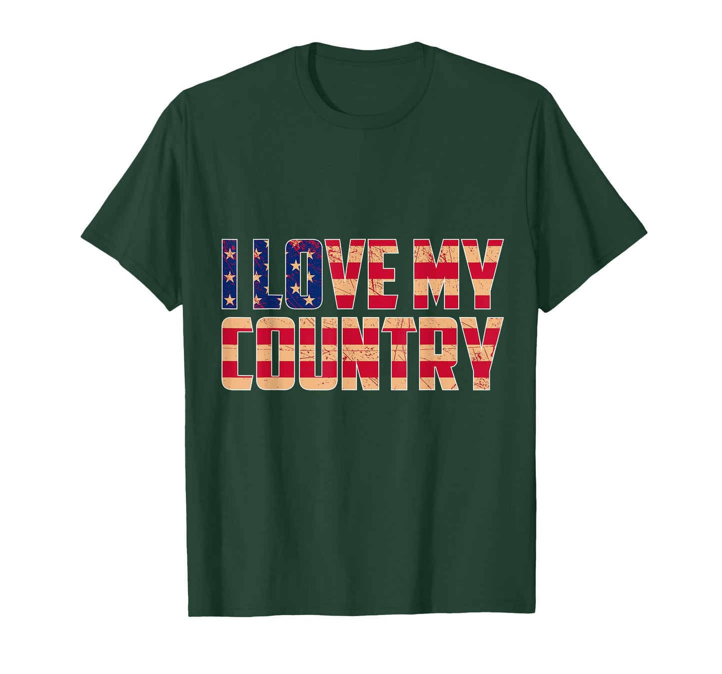 I Love my Country USA T-Shirt T-Shirt