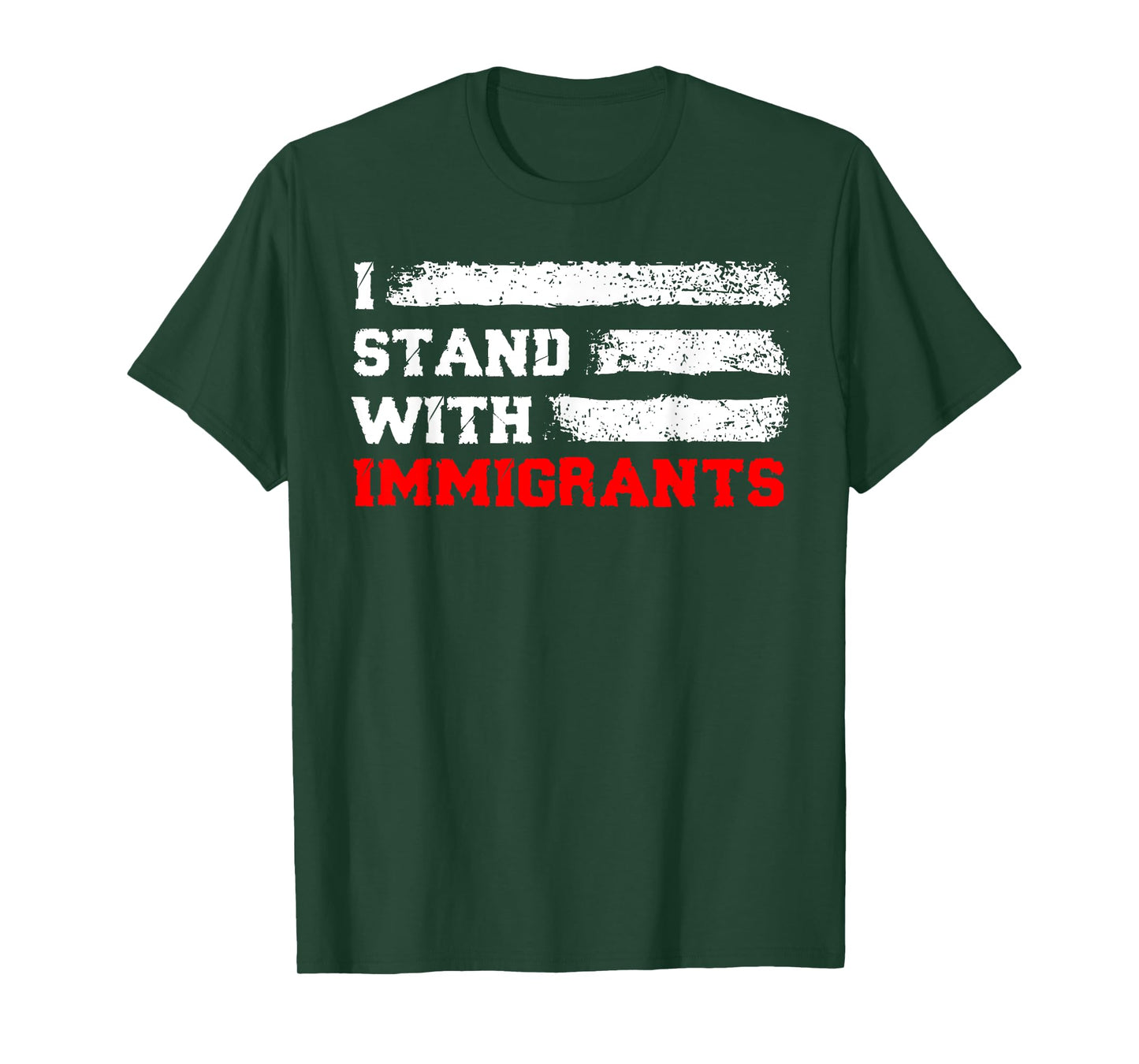 I Stand With Immigrants Funny Immigrants Statement T-Shirt