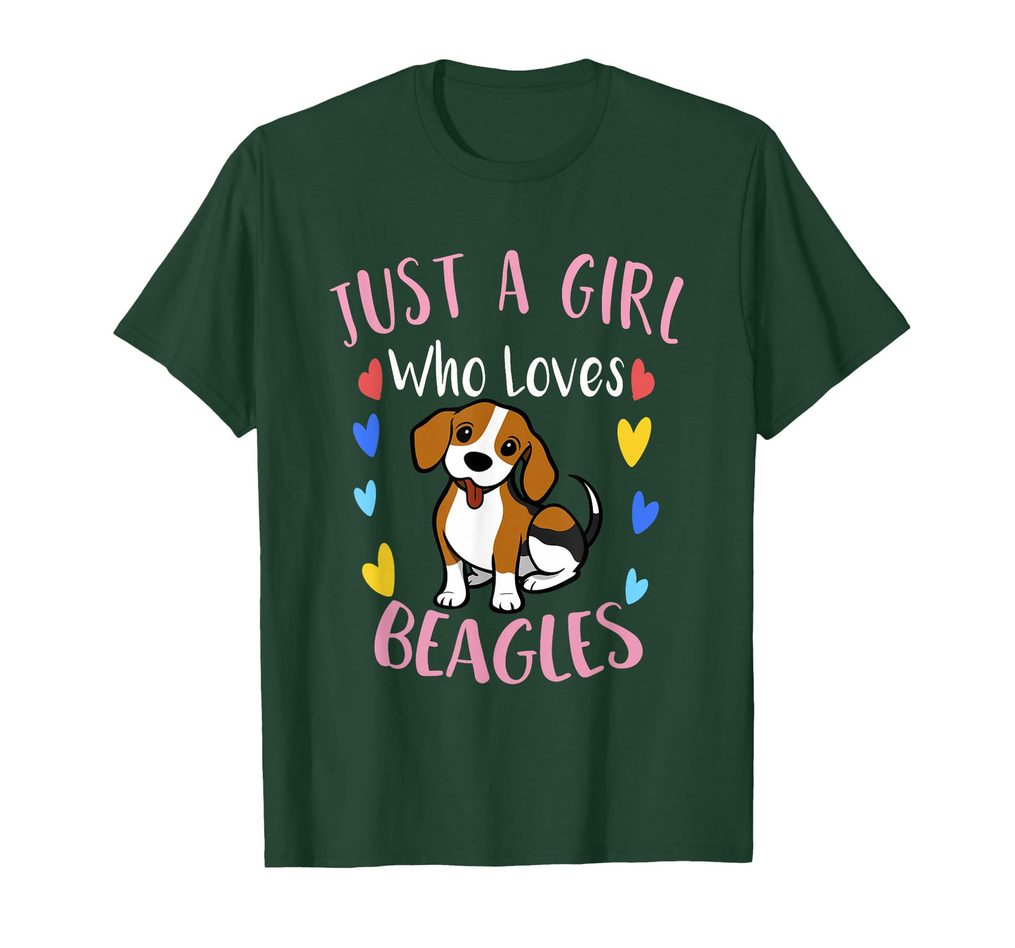 Cute Just a Girl Who Loves Beagles T-Shirt