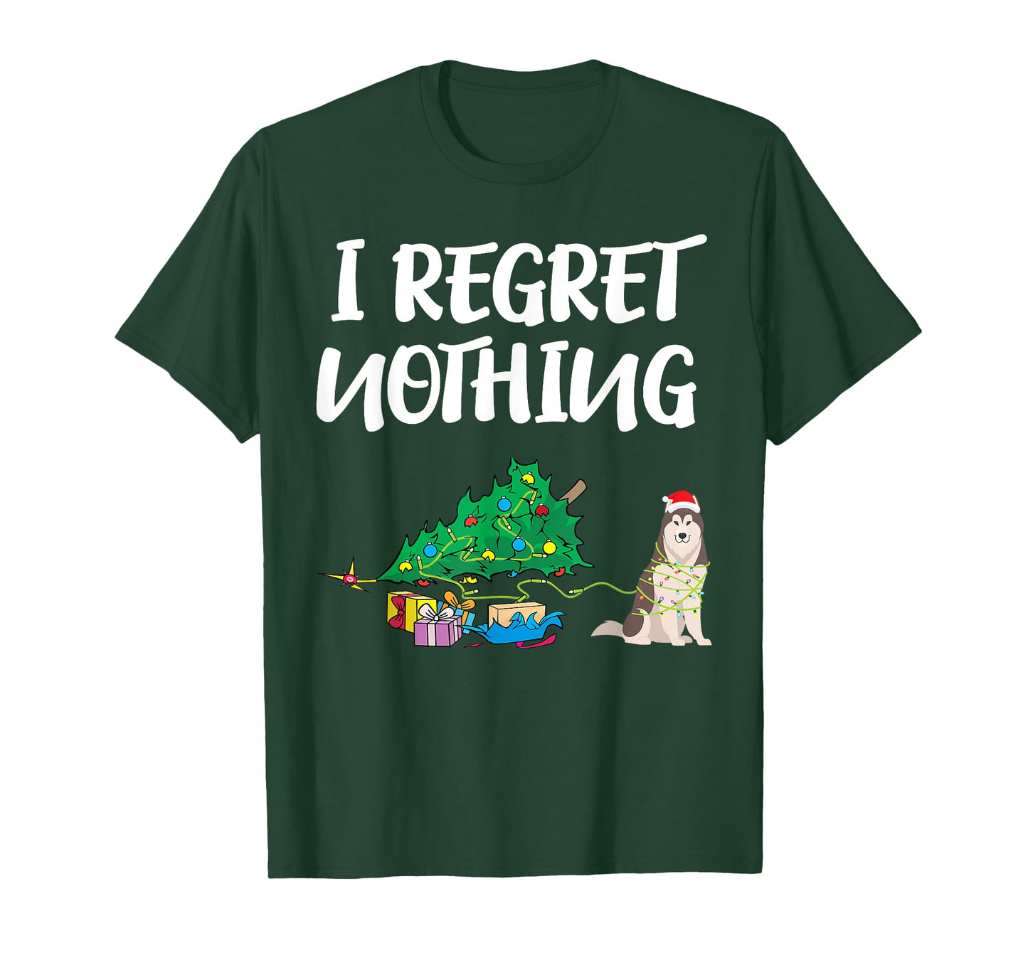 Funny Husky Dog Christmas Shirt | Puppy Pet Husky T-Shirt for Men Women Kids