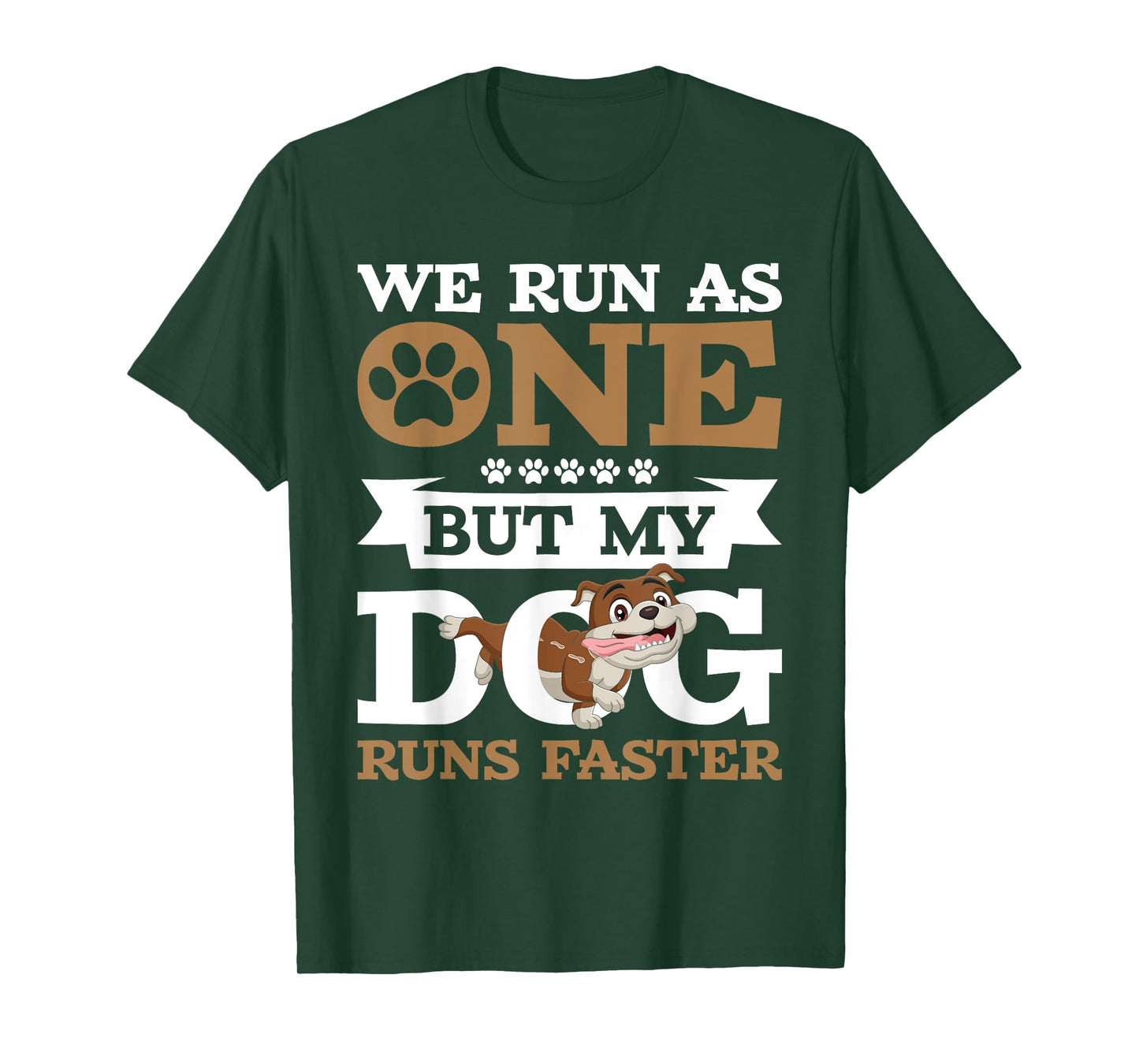 We Run As One - Dog Trainer Animal Lover Pet Owner T-Shirt for Men Women Kids