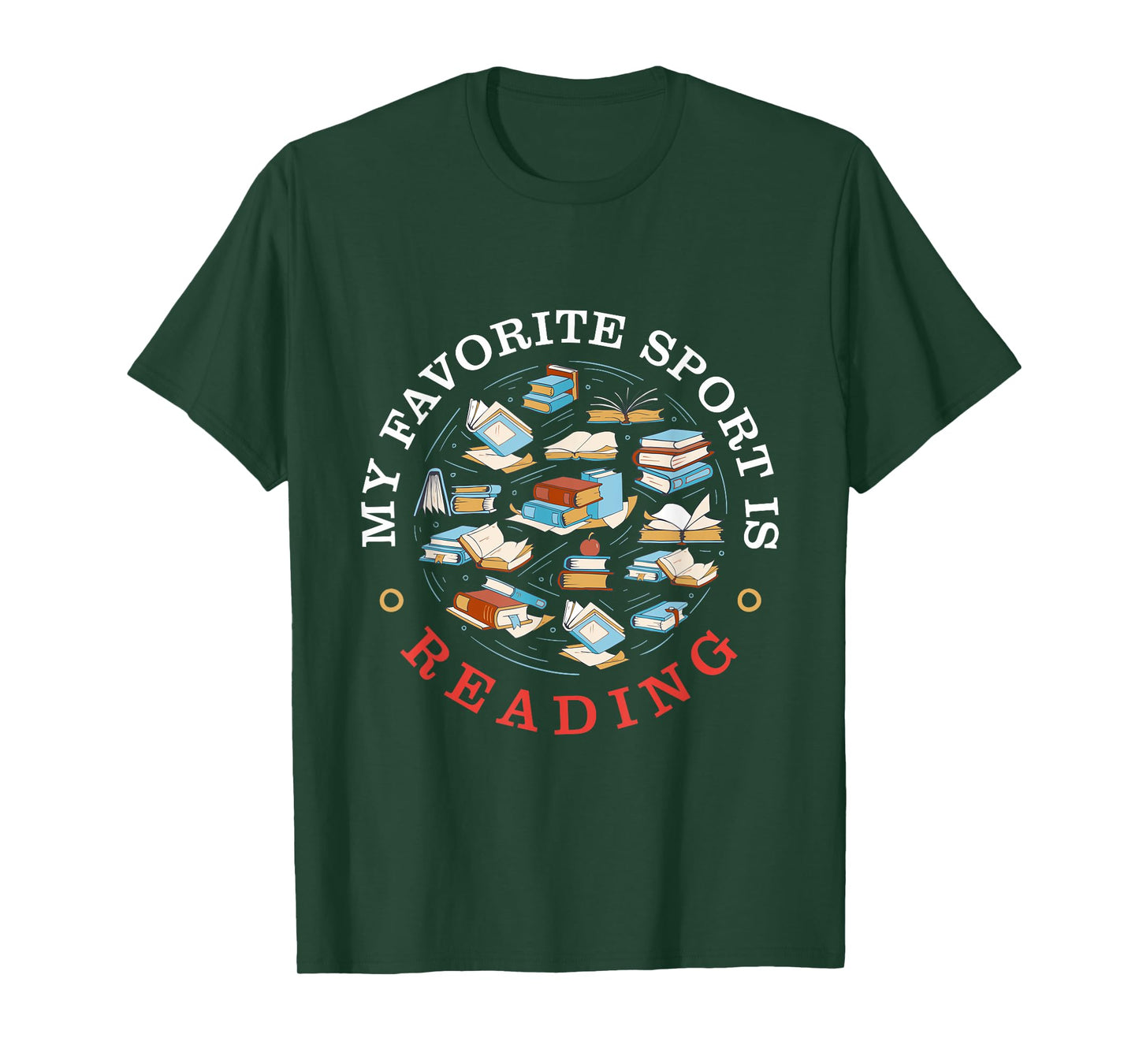 My Favorite Sport Is Reading - Keep Calm And Read On T-Shirt