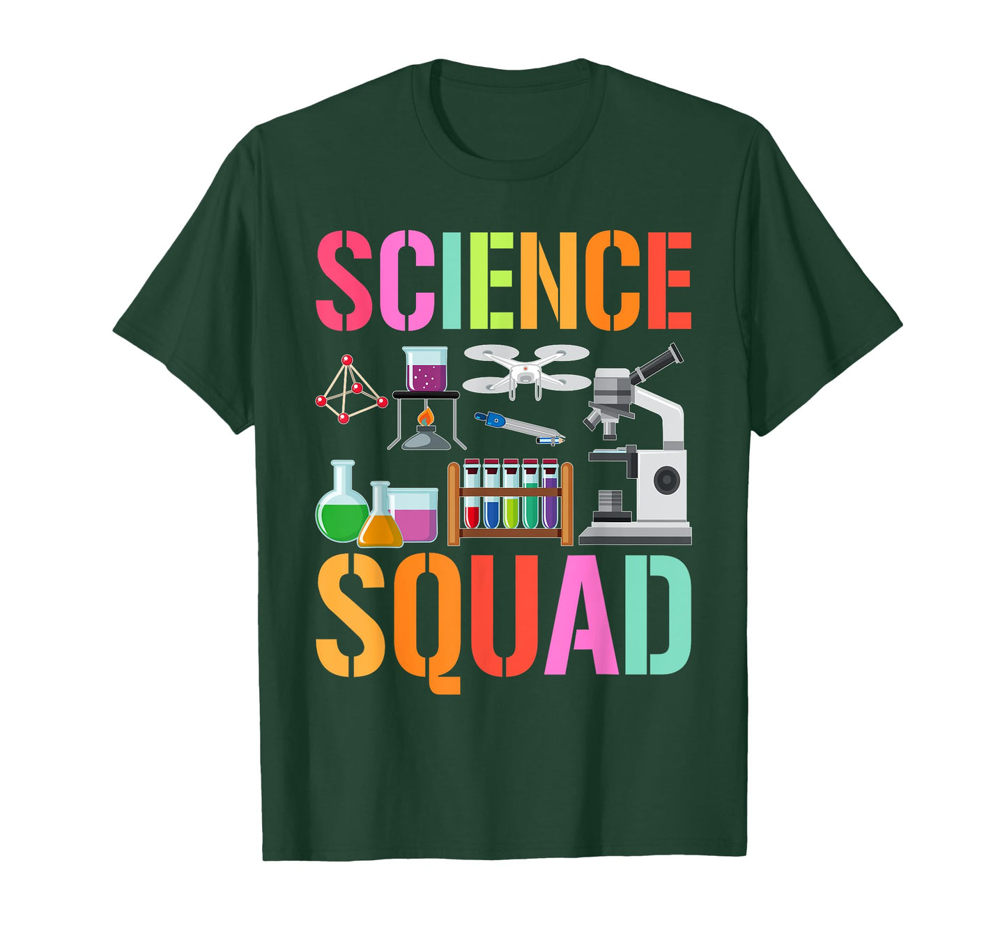 Vintage SCIENCE SQUAD Technology Teacher Team Student STEM T-Shirt