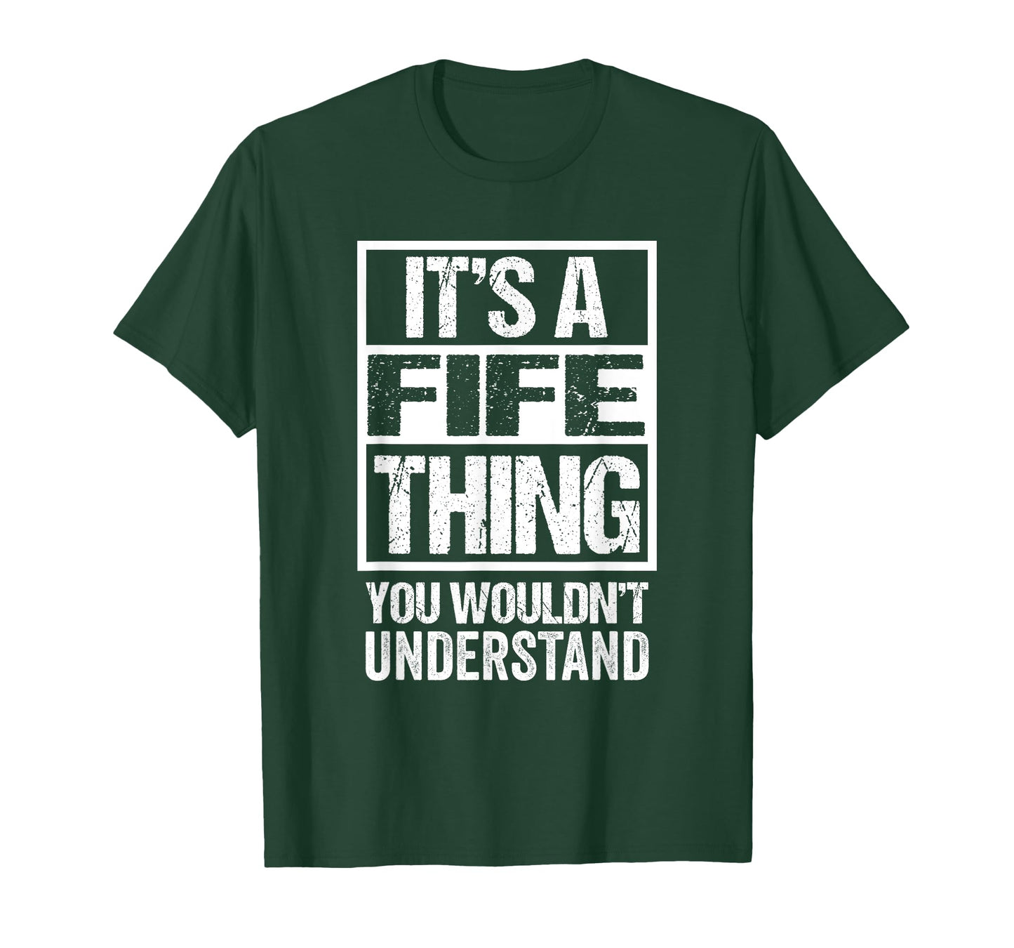 Funny Fife Fifer Gift Ideas It's A Fife Thing You Wouldn't Understand Fobha Unisex-Adults T-Shirt