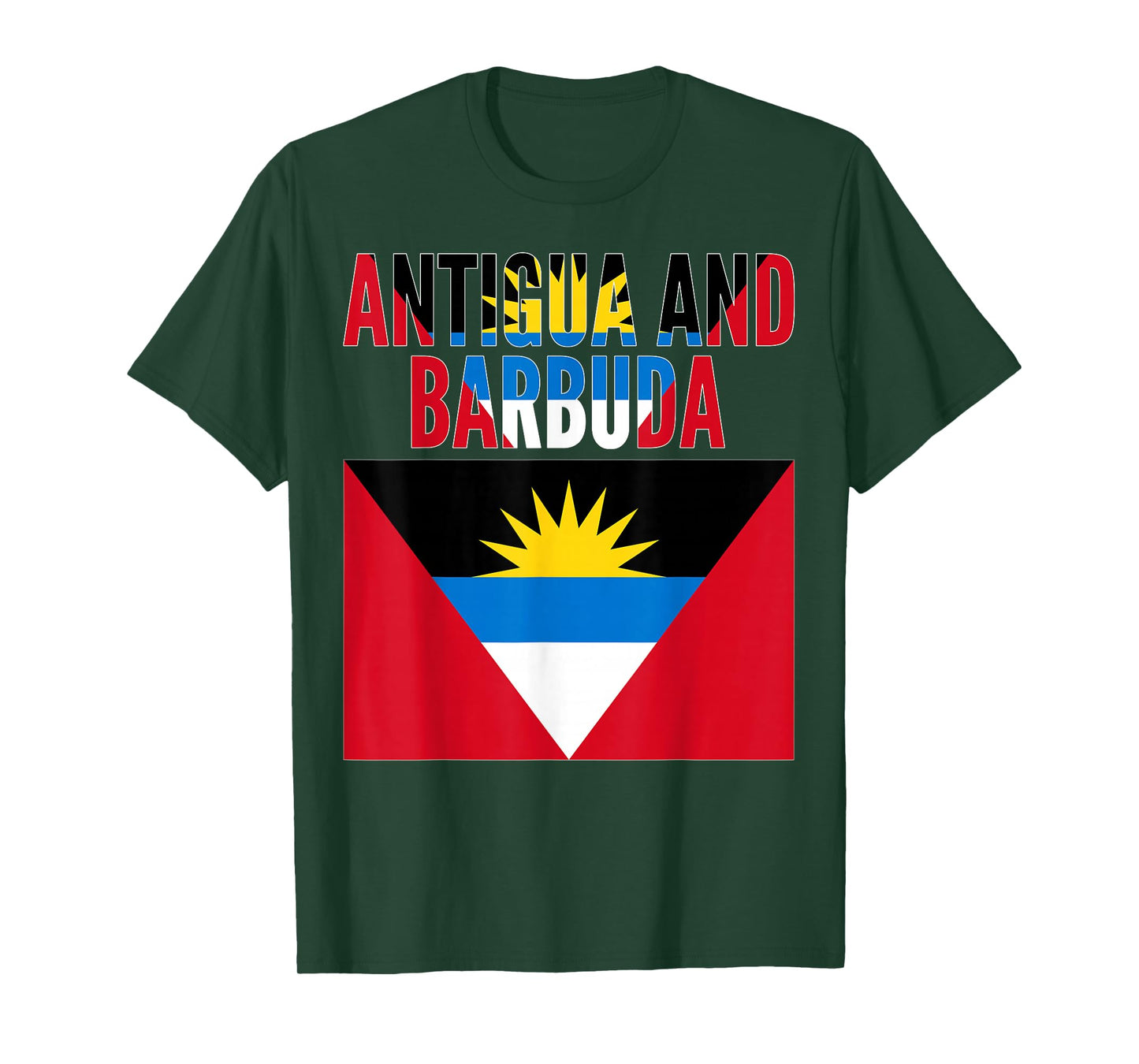 Antiguan - Antigua and Barbuda Country Flag T-Shirt