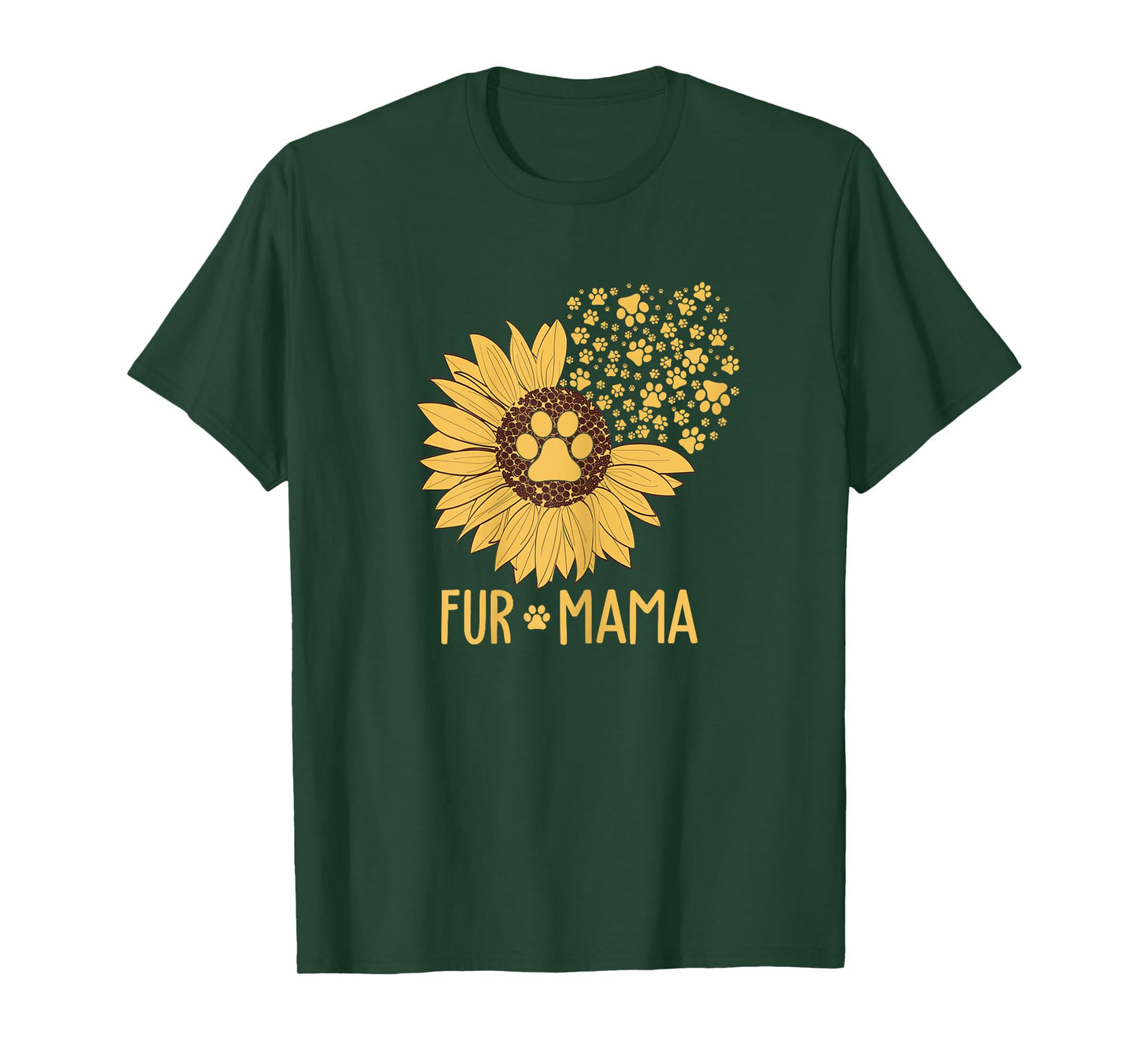 Dog Mom Shirt - Dog T-Shirts For Women Fur Mama T-Shirt