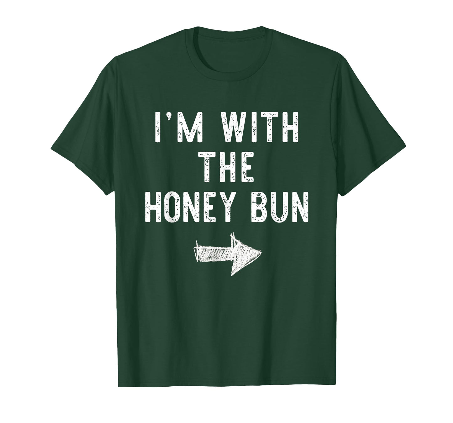 I'm With The Honey Bun Costume Halloween Matching Couple T-Shirt