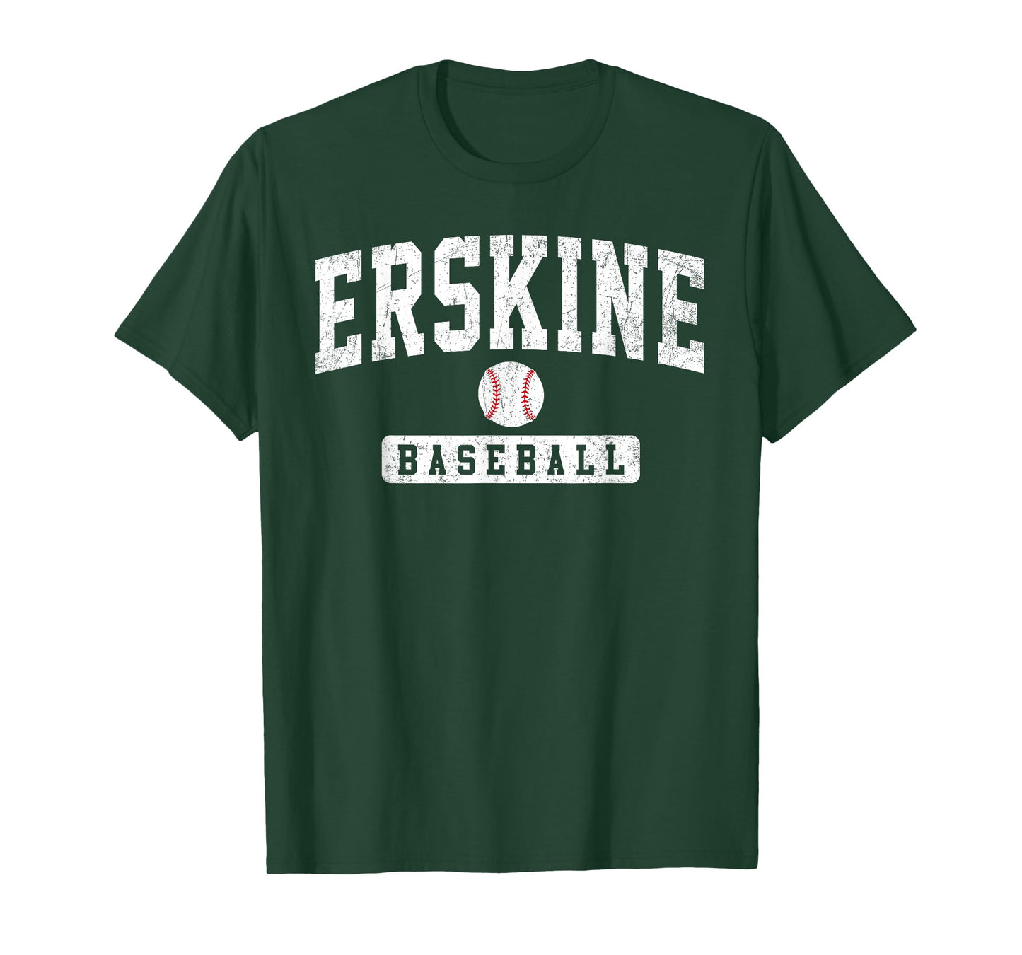 ERSKINE College Baseball Arch Vintage Design for Men Women T-Shirt