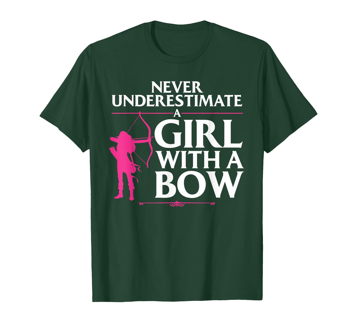 Funny Archery Design for Girls Women Bowhunter Shooting Fans T-Shirt