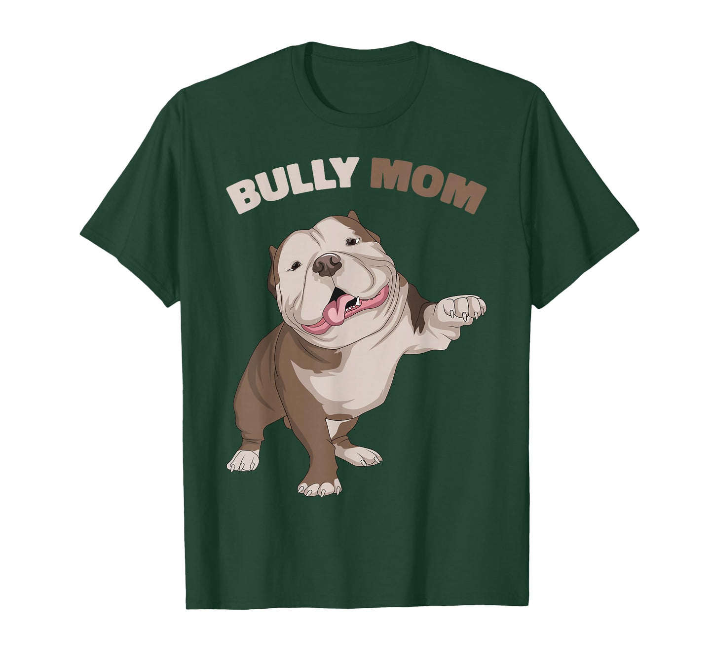 American Bully Mom Dog Mama Funny Women T-Shirt