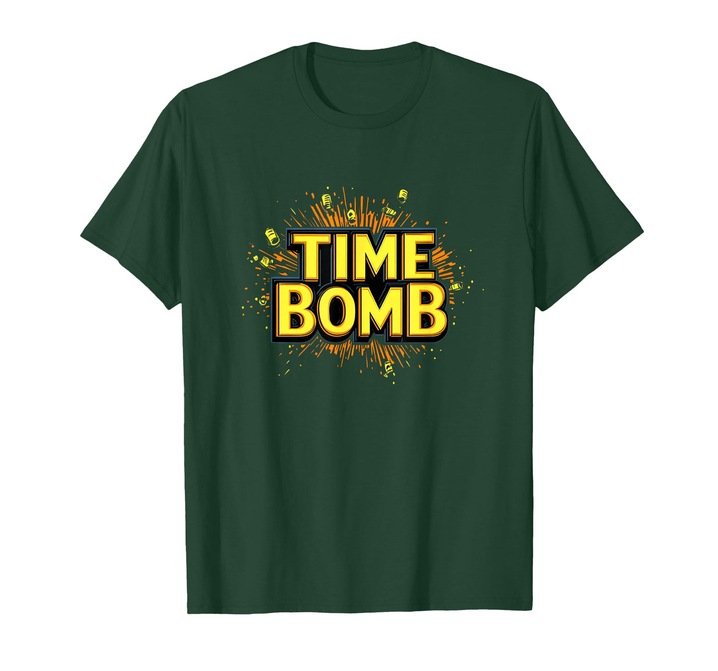 Vibrant Time Bomb Speech Emblem T-Shirt