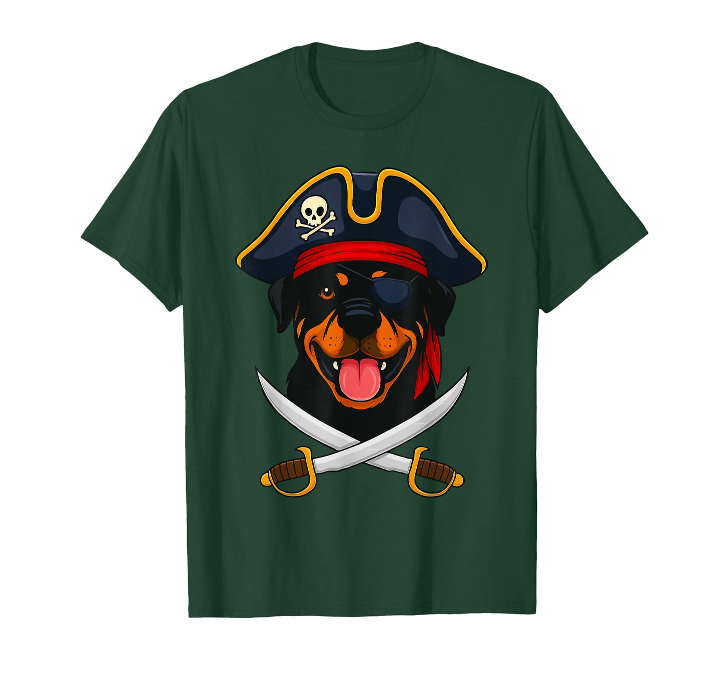 Rottweiler Pirate T-Shirt