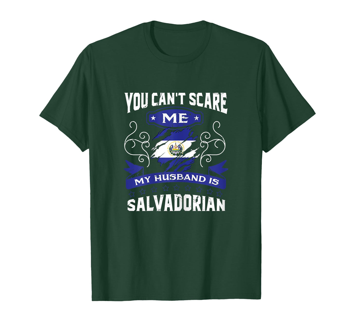 El Salvador Funny Me My Husband Is Salvadorian T-Shirt