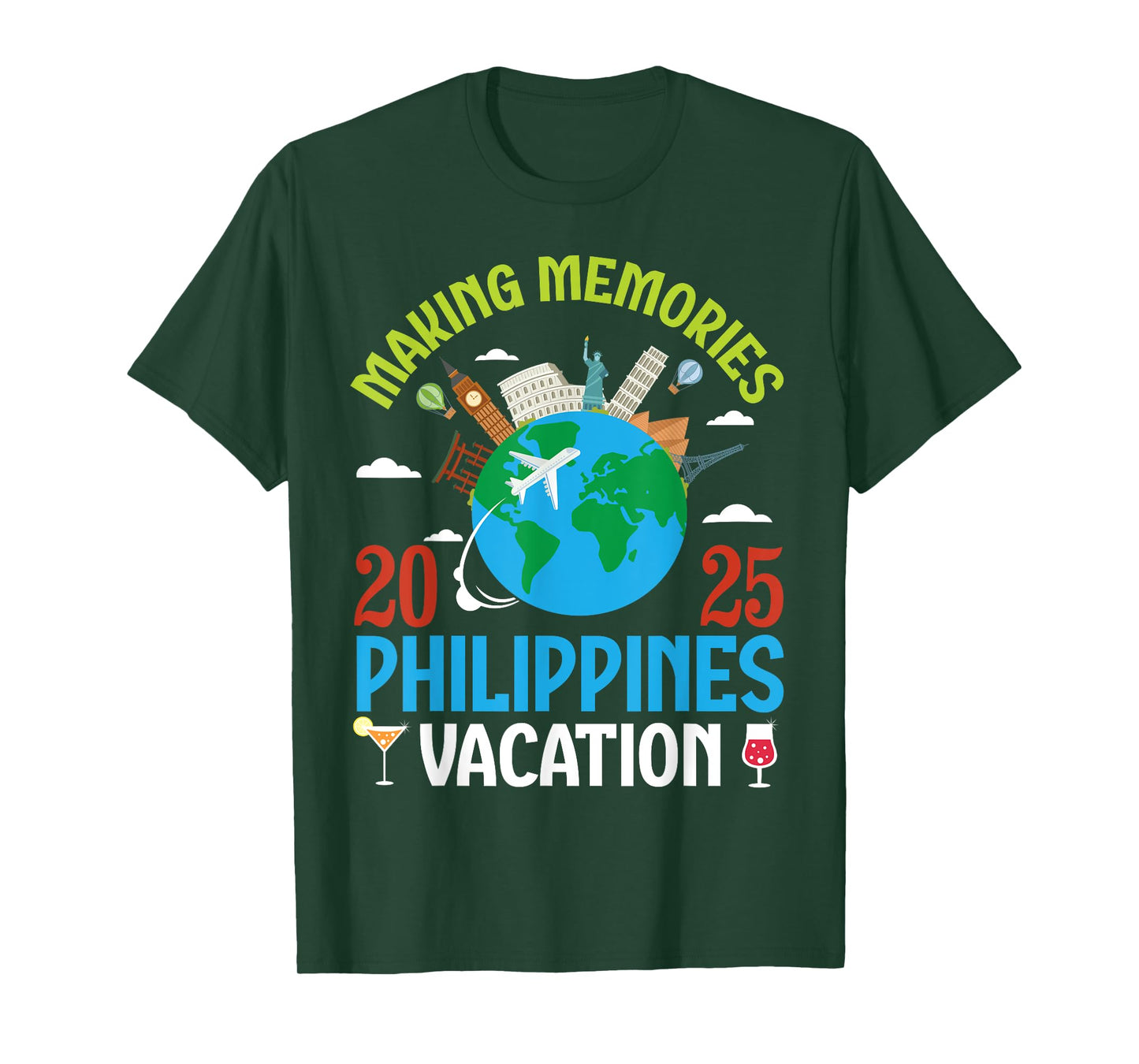 Making Memories In Philippines Vacation 2025 Travel Family T-Shirt