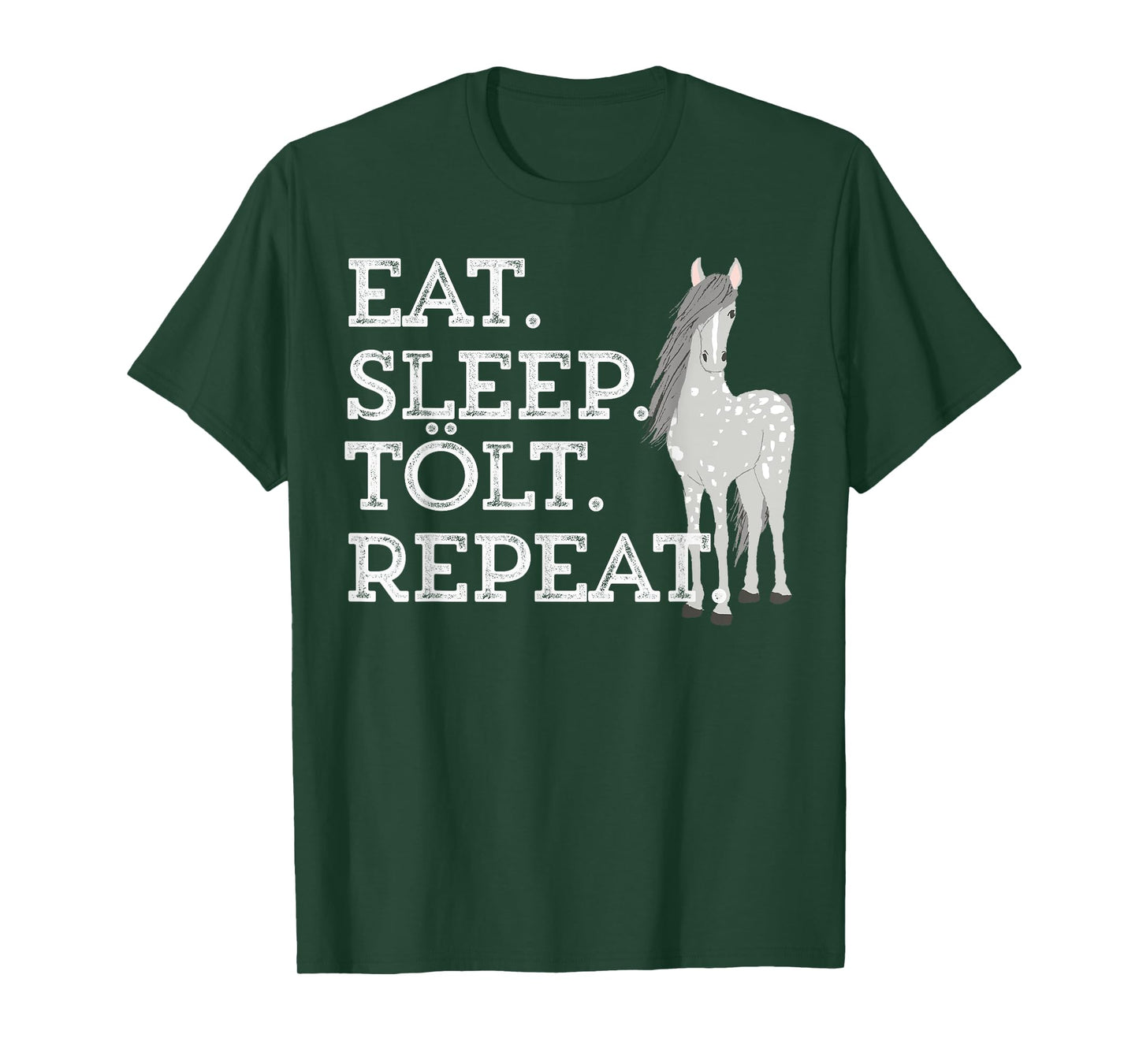 Icelandic Horse Saying Eat Sleep Tolt Toy Gift Women Girls T-Shirt
