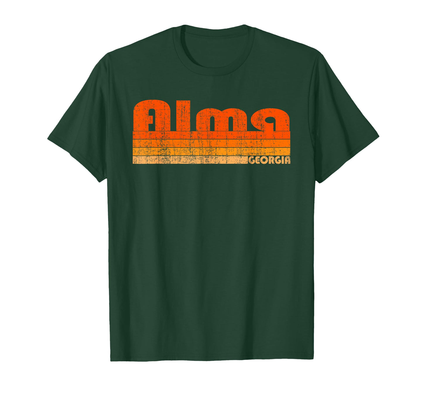 Alma, Georgia Retro 80s Style T-Shirt