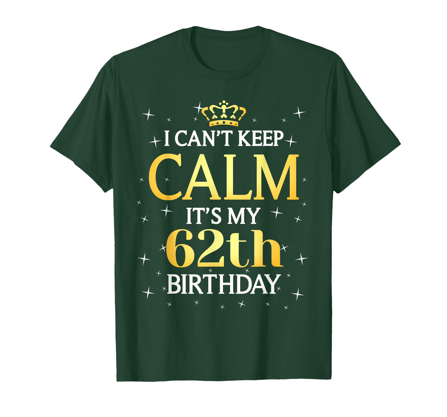 62 Year Old Men Women Birthday Gift It's My 62th Birthday T-Shirt