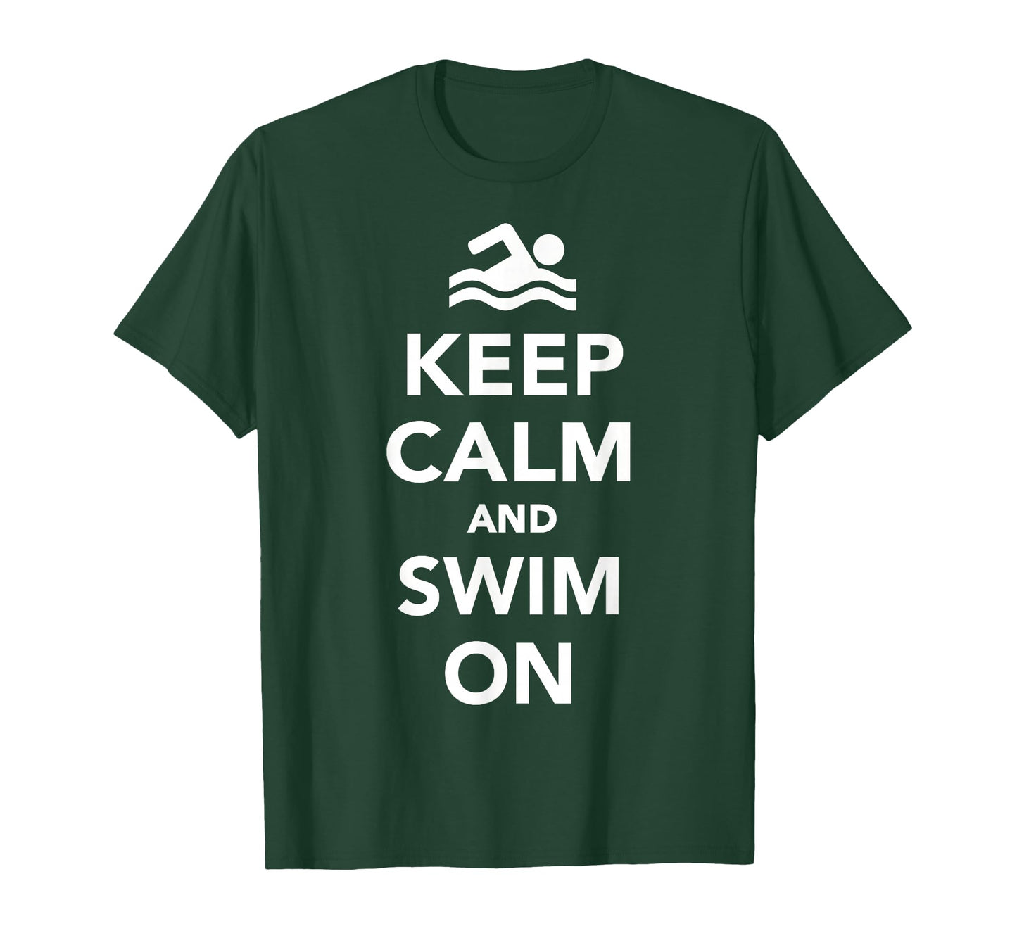 Keep Calm Swimming T-Shirt
