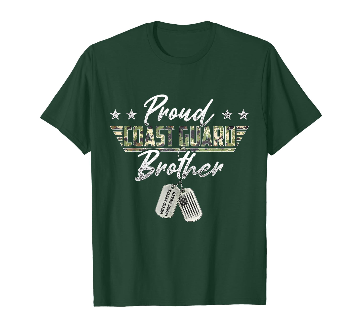 Proud Coast Guard Brother American Military Gifts T-Shirt