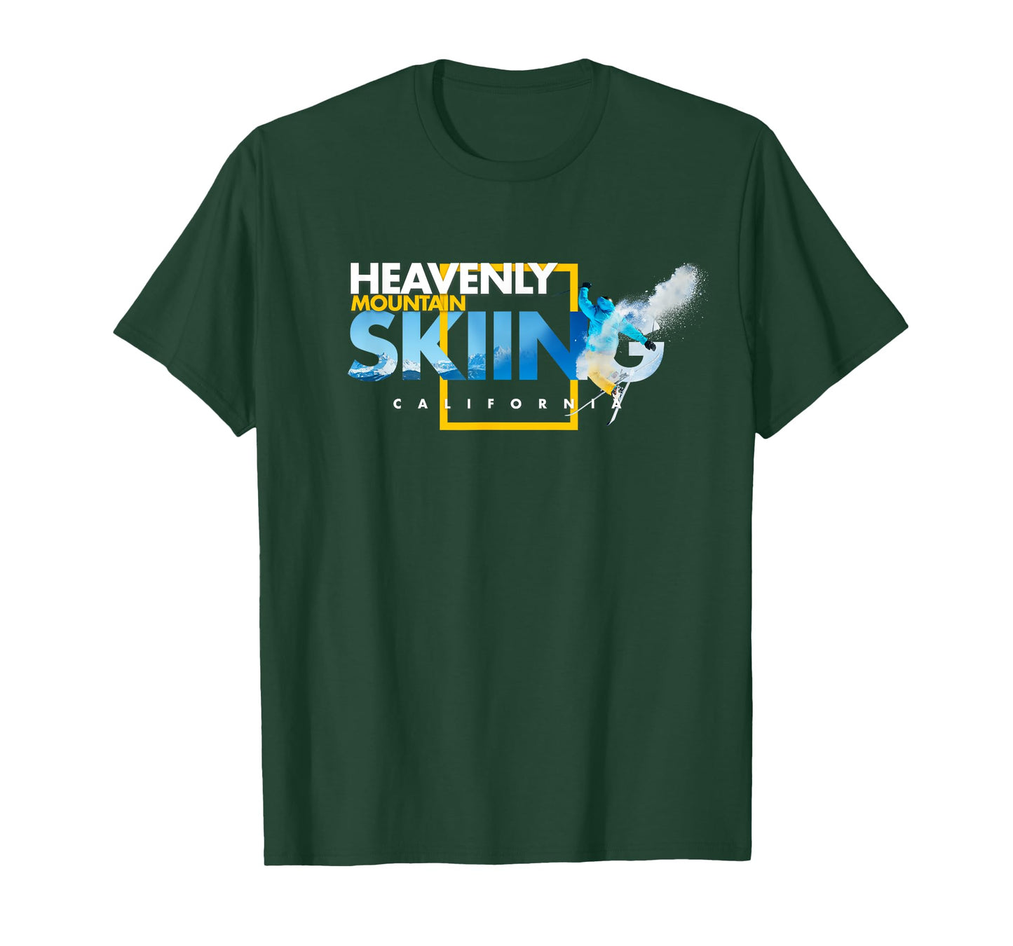 Heavenly Mountain California Ski T-Shirt T-Shirt