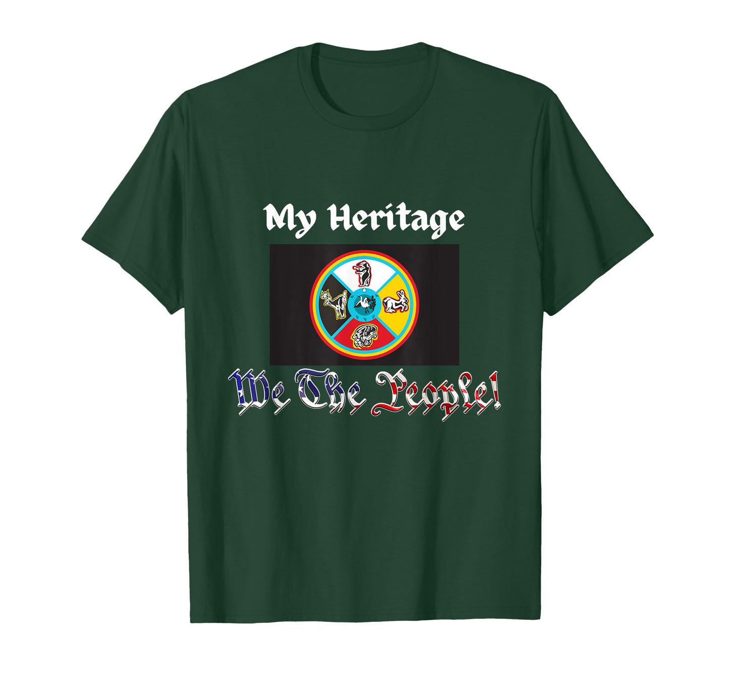 We the People Sault Ste Marie of Chippewa Tribe Heritage T-Shirt