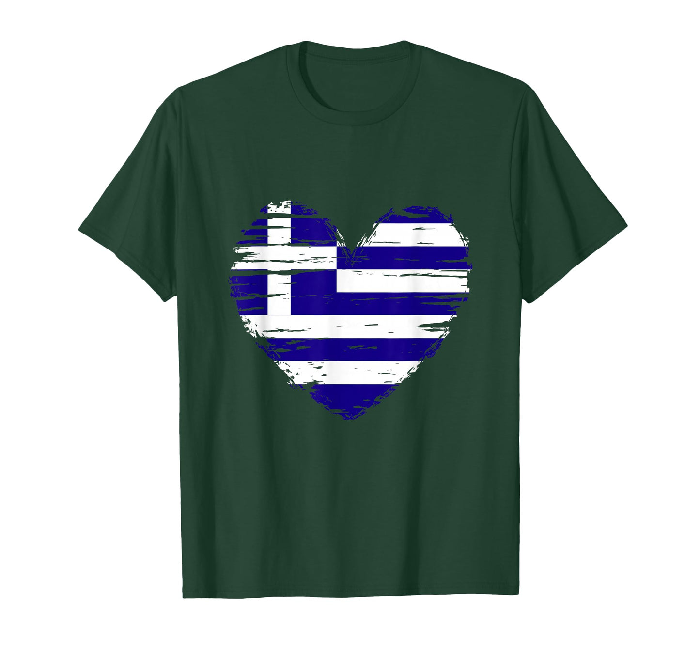 Greece Heart Greek Flag Greek Pride T-Shirt