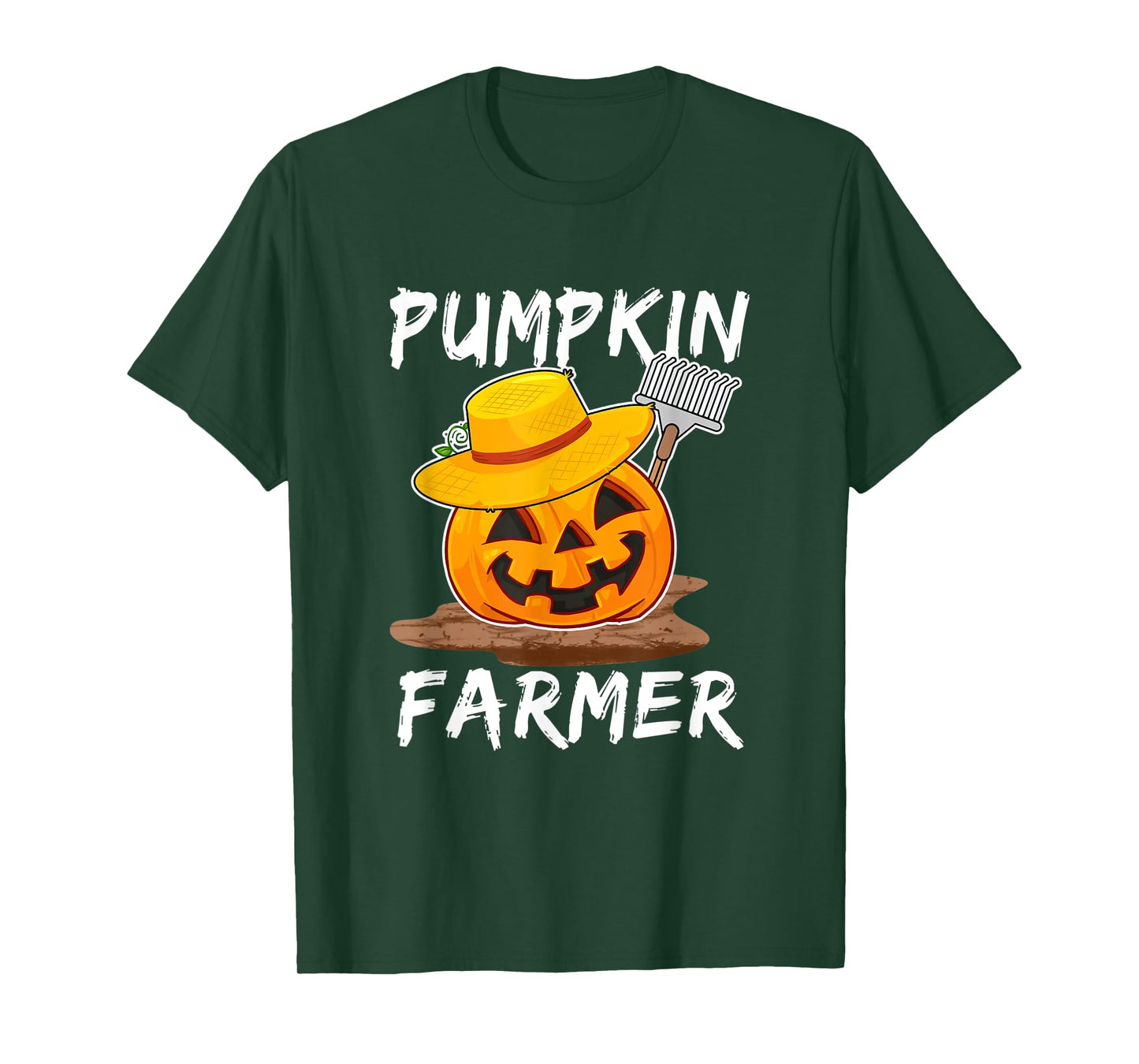Pumpkin Farmer Funny Family Matching Halloween Costume T-Shirt