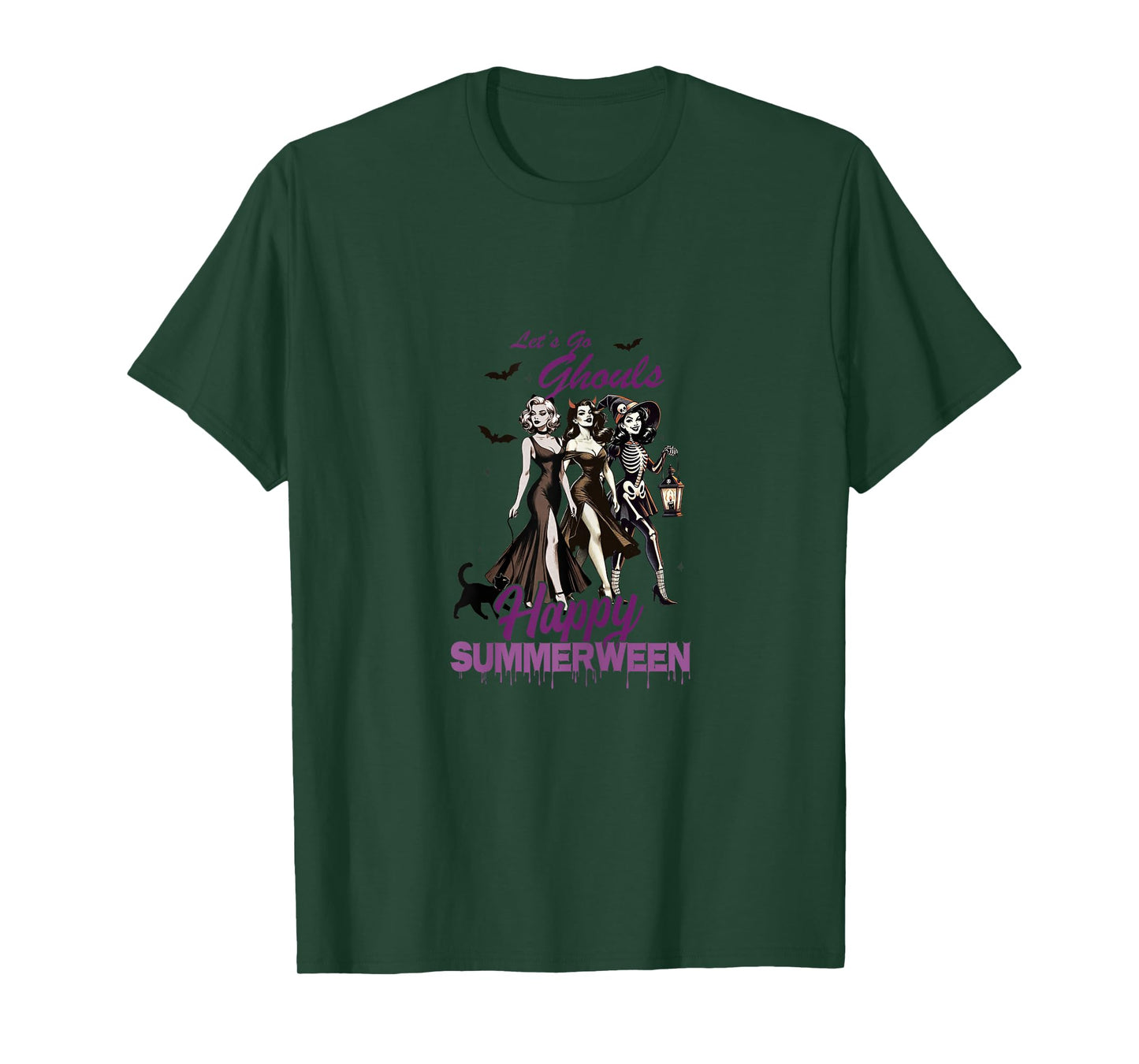 Happy Summerween Ghoul Girl Squad T-Shirt