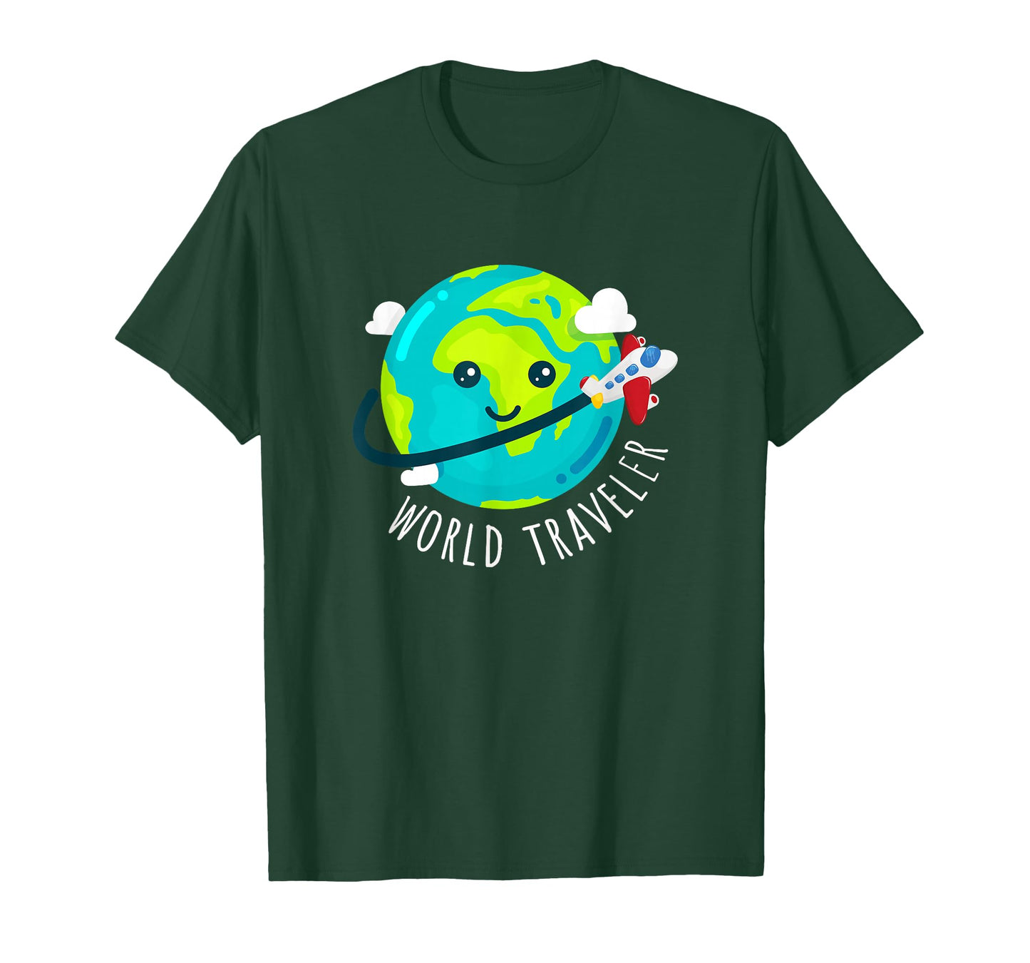 Cute Globe World Traveler T-Shirt