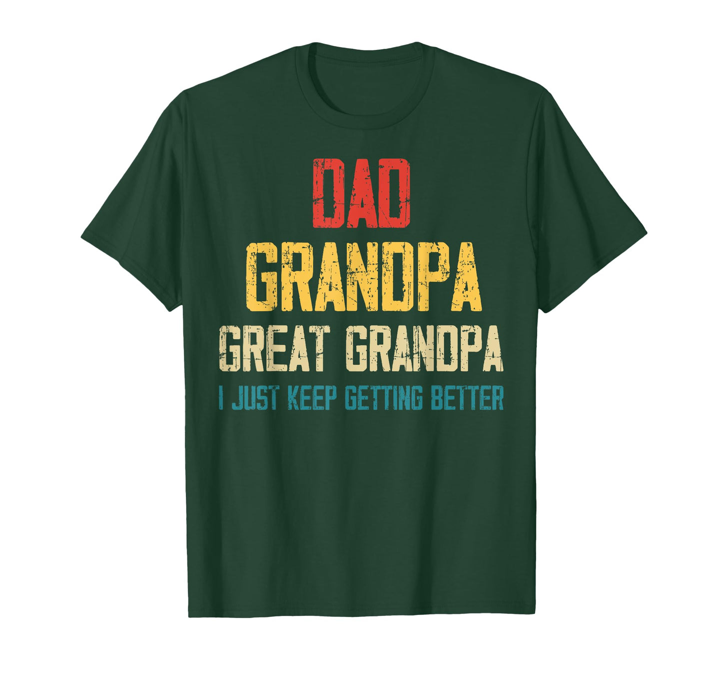 Dad Grandpa Great Grandpa Father's Day Grandfather Father T-Shirt