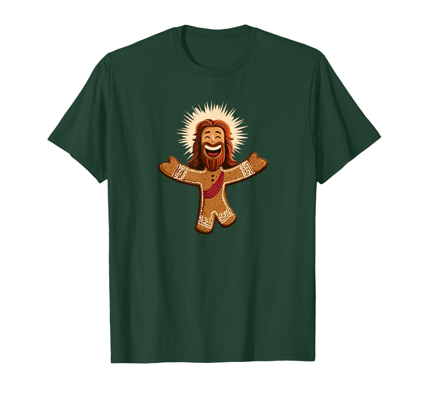 Smiling Lord Gingerbread for Jesus Christ Lovers T-Shirt