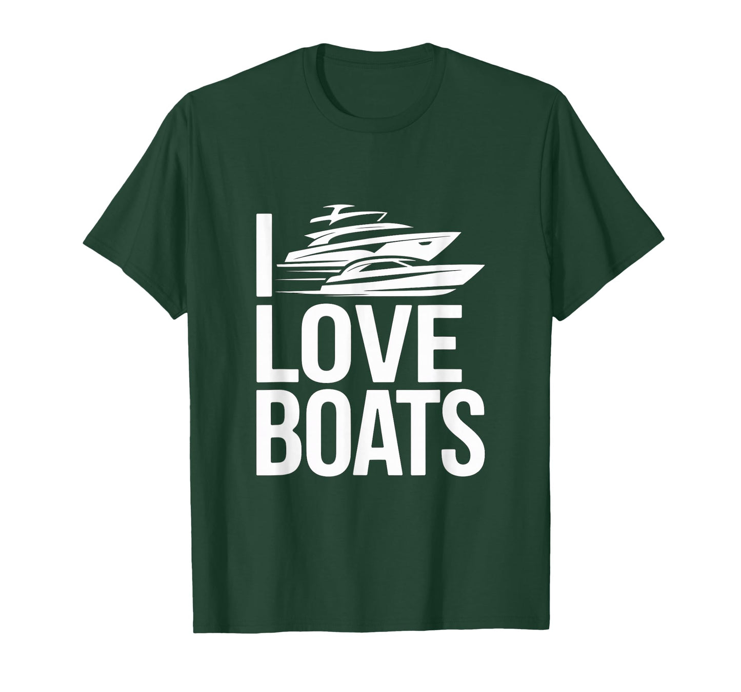 I Love Boats Nautical Adventure T-Shirt