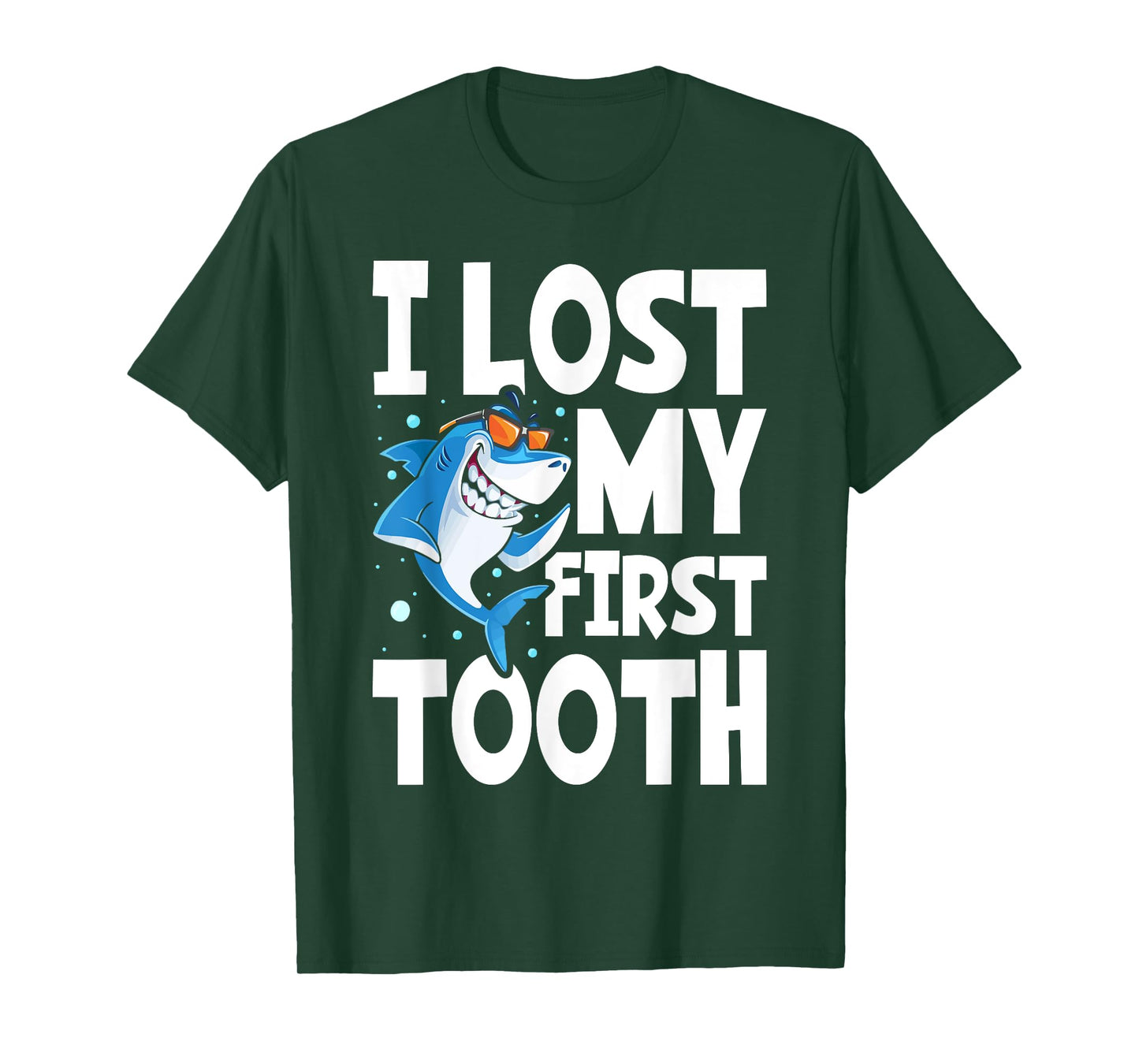 Kids Funny Tooth Fairy - Cute Shark I Lost My First To T-Shirt