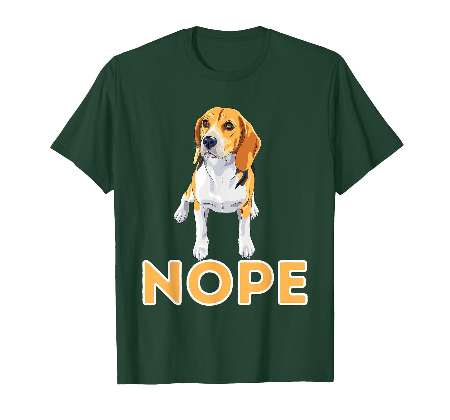 Nope Lazy Beagle - Funny Beagle Dog Lover Pet Owner Men Women Girls Kids T-Shirt