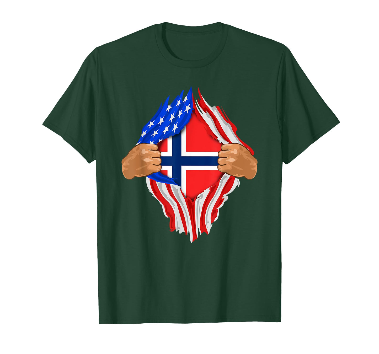 Norwegian Blood Inside Me T-Shirt | Norway Flag Gift T-Shirt
